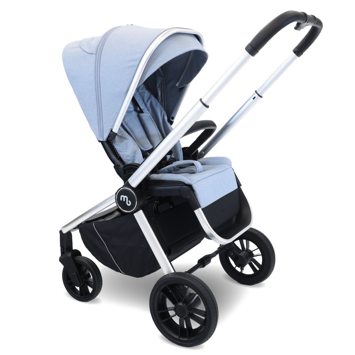 My Babiie MB450i 2 - in - 1 Pushchair - Steel Blue - For Your Little One