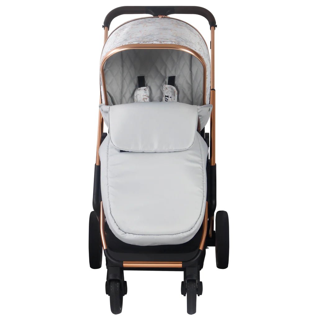 My Babiie MB500i 3 - in - 1 Travel System - Dani Dyer Rose Gold Marble - For Your Little One