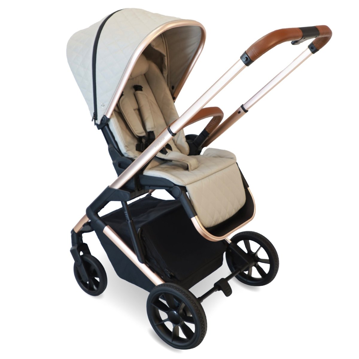 My Babiie MB500i 3 - in - 1 Travel System Wiith Base - Stone - For Your Little One