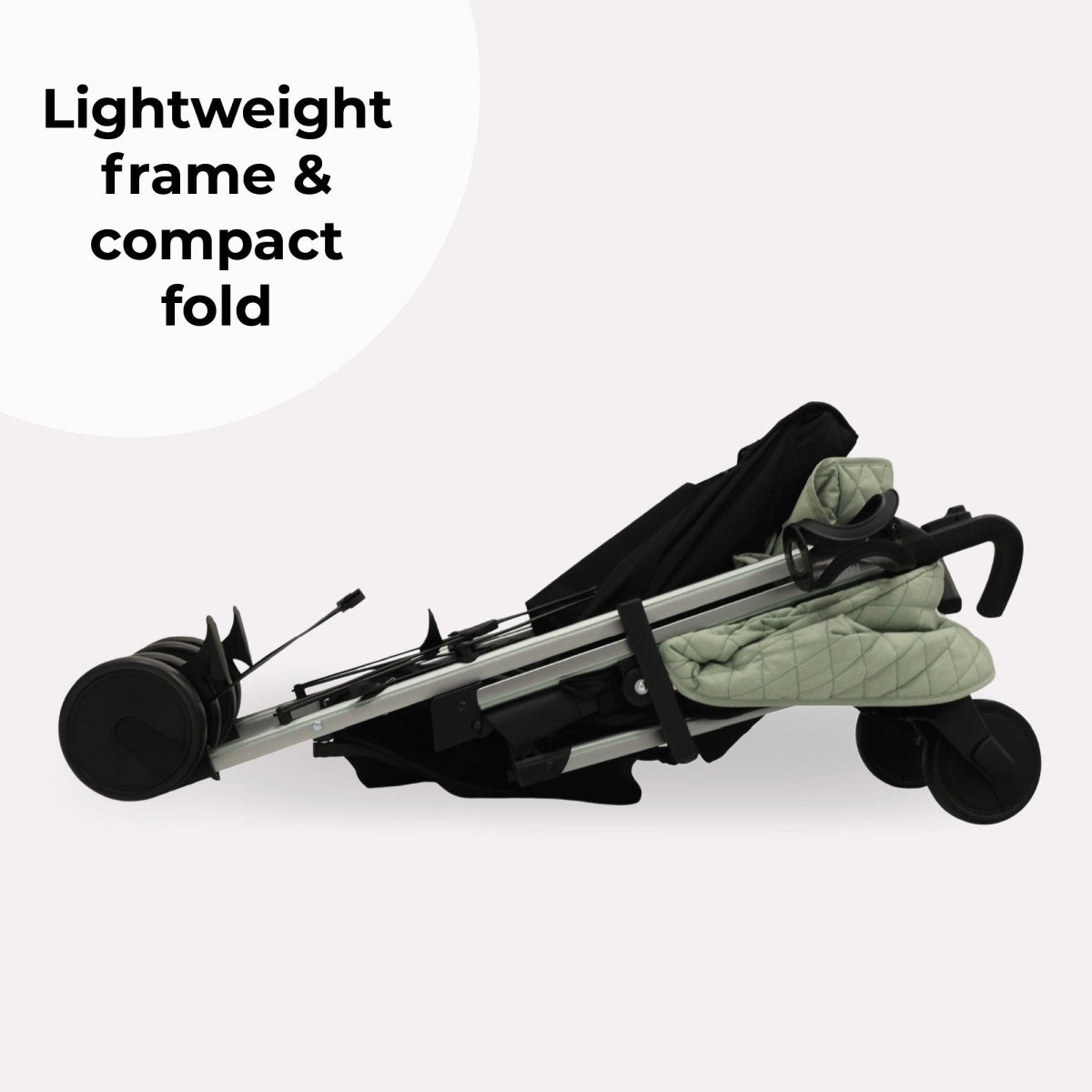 My Babiie MB51 Plus Stroller - Sage Green - For Your Little One