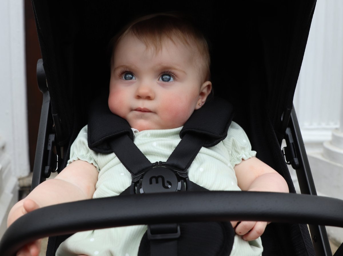 My Babiie MBX7 Plus Auto Fold Stroller - Black - For Your Little One