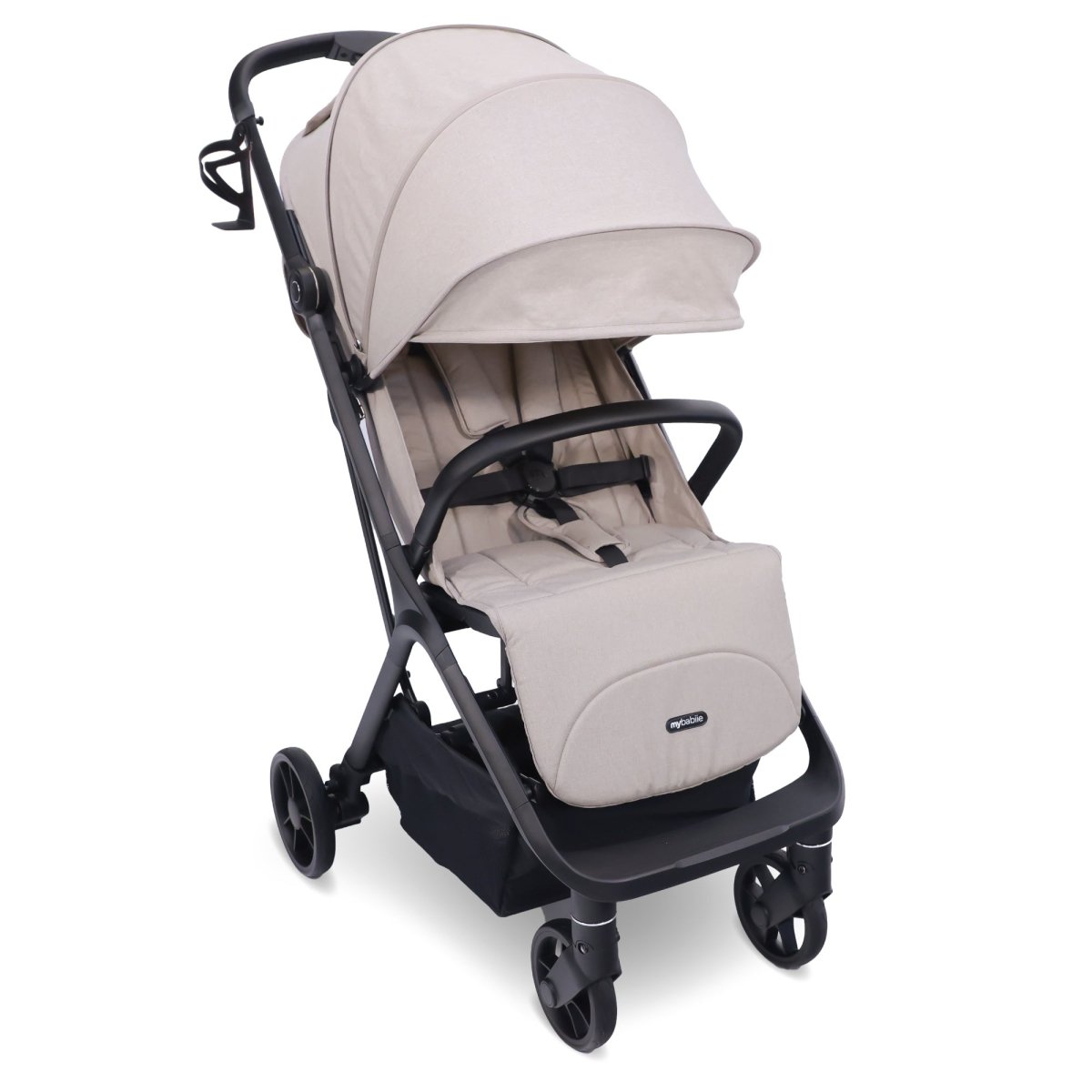 My Babiie MBX7 Plus Auto Fold Stroller - Camel - For Your Little One