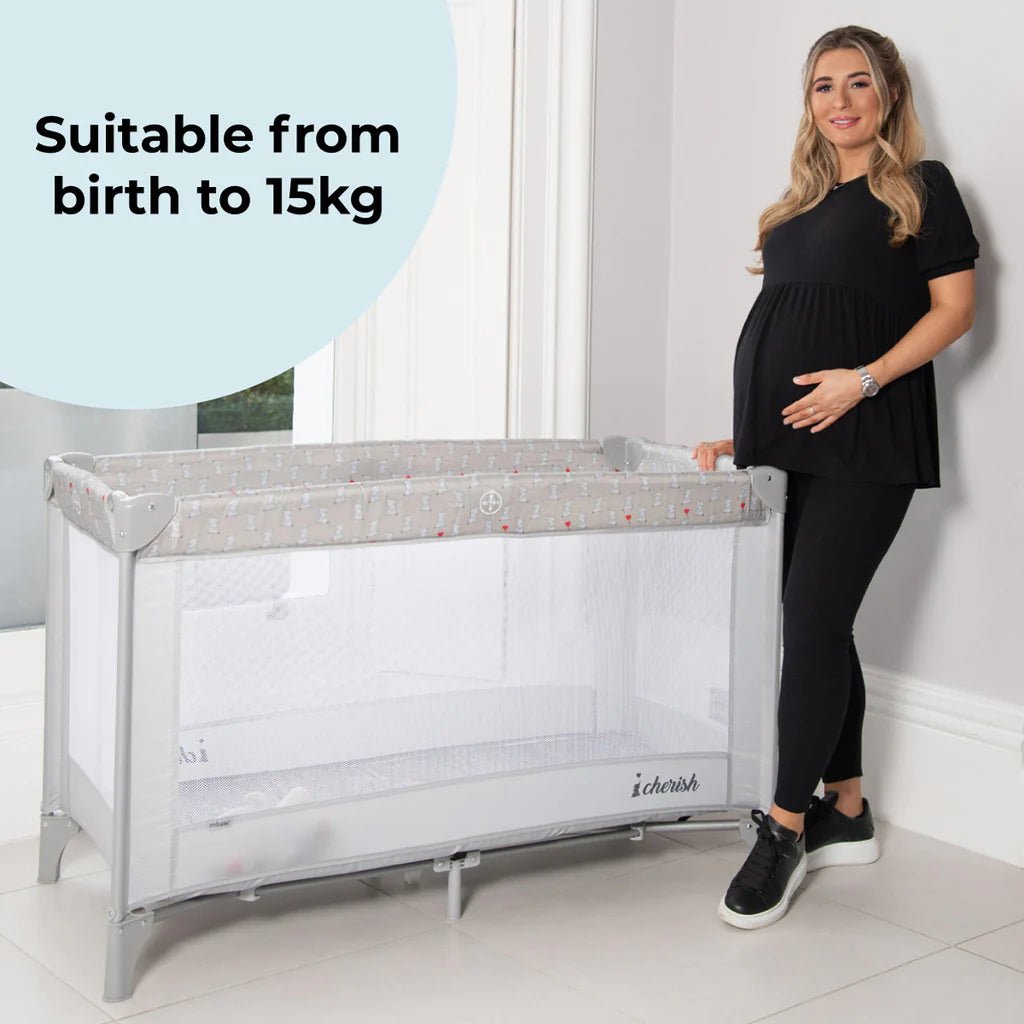 My Babiie Travel Cot - Elephants - For Your Little One