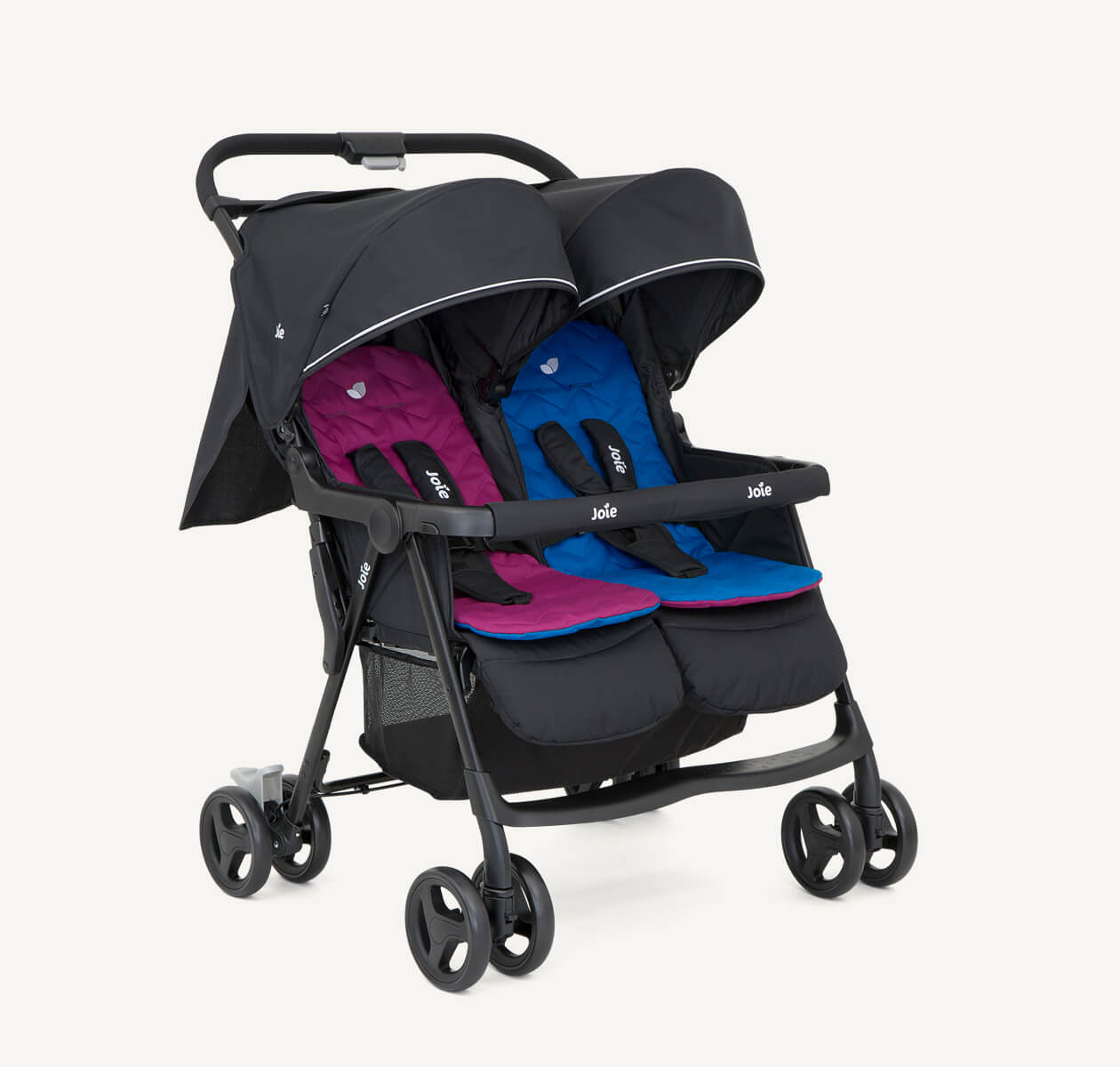Joie Aire Twin Stroller - Rosy/Sea -  | For Your Little One