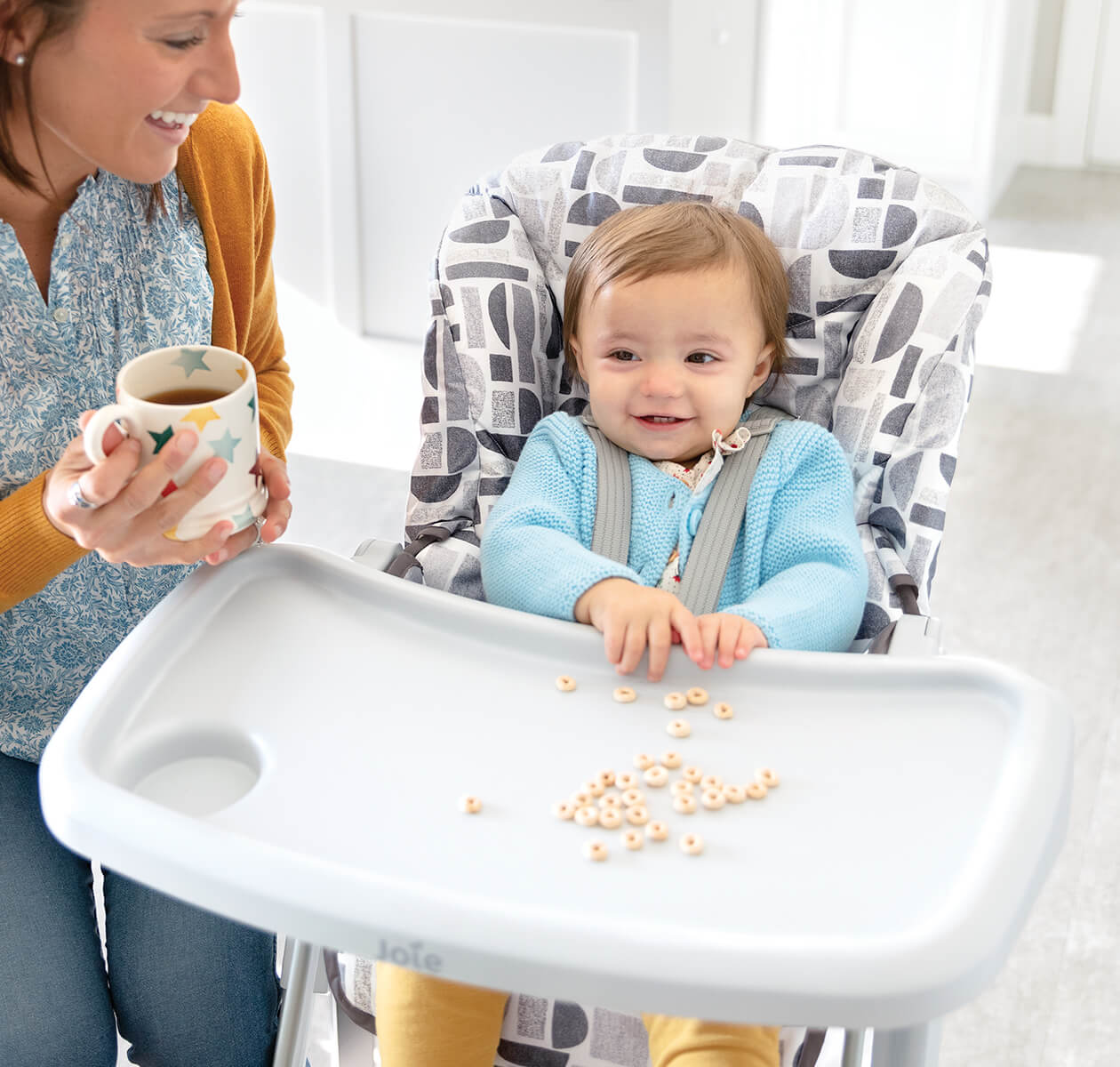 Joie Snacker 2n1 Highchair (BA) - Pastel Forest