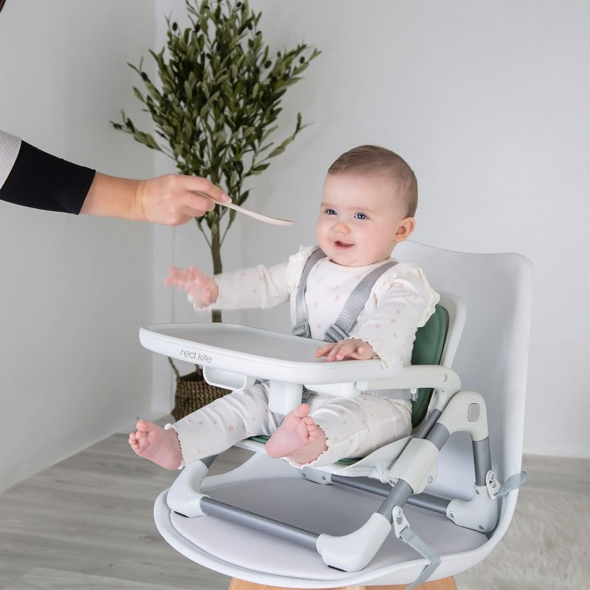Red Kite Feed Me Nom Nom Booster & Toddler Seat - Sage - For Your Little One