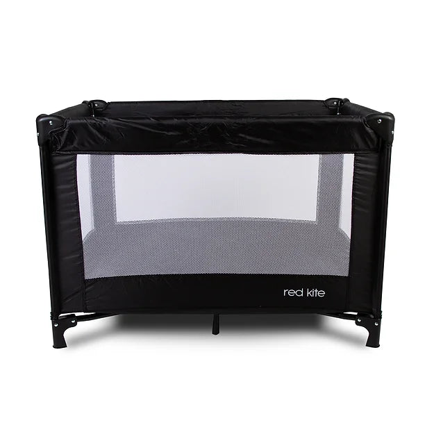 Red Kite Sleeptight Travel Cot - Black - For Your Little One