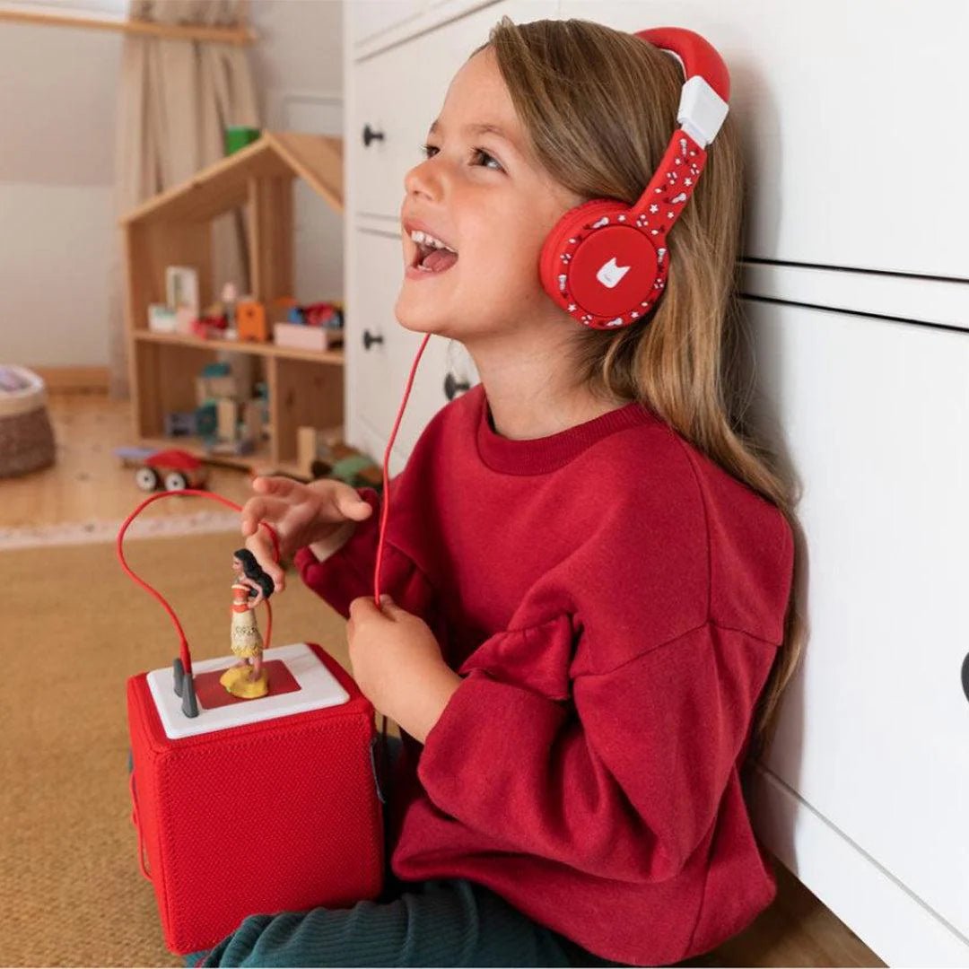 Tonies Foldable Headphones - Red - For Your Little One