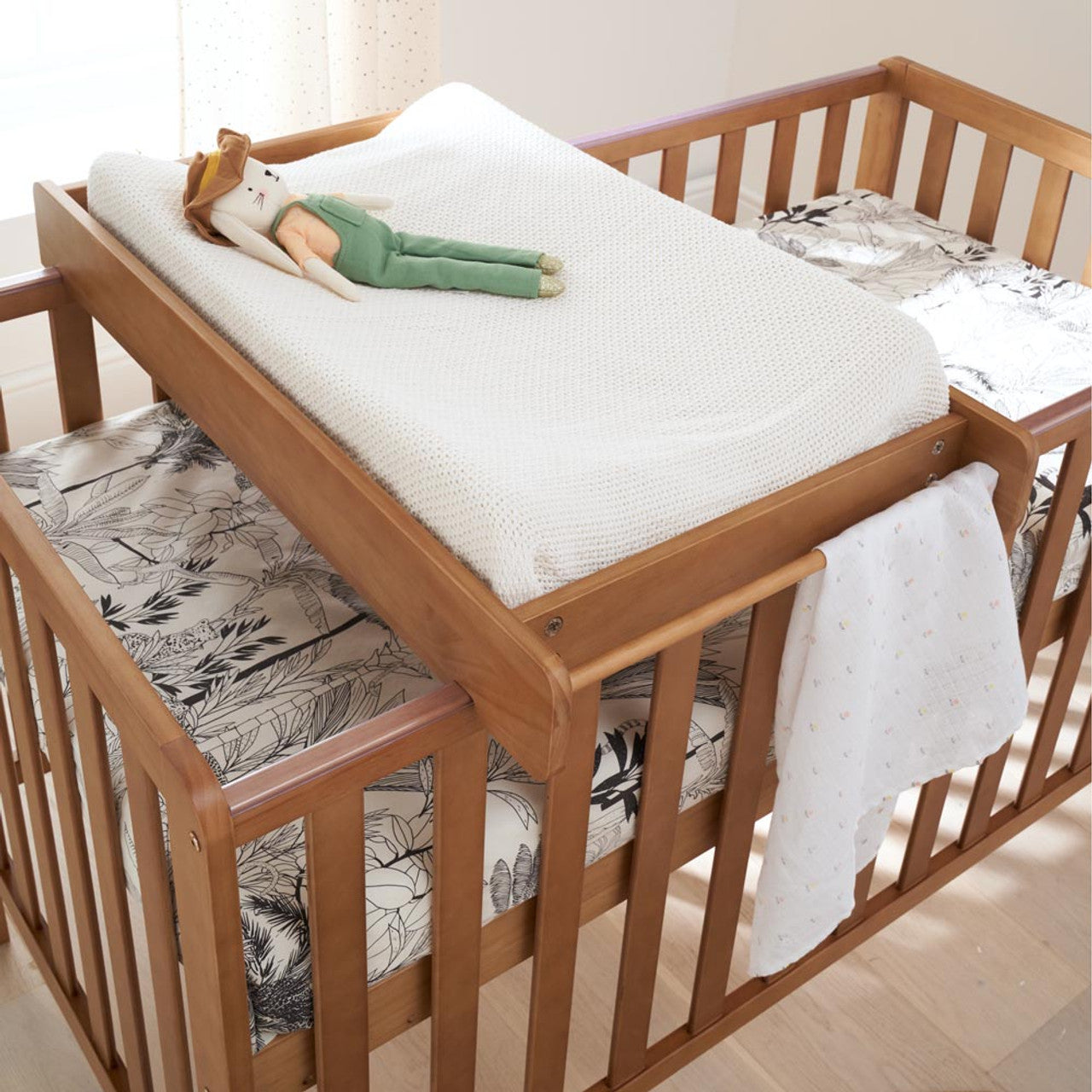 Tutti Bambini Malmo Cot Bed with Rio 2 Piece Room Set - Oak / Dove Grey - For Your Little One