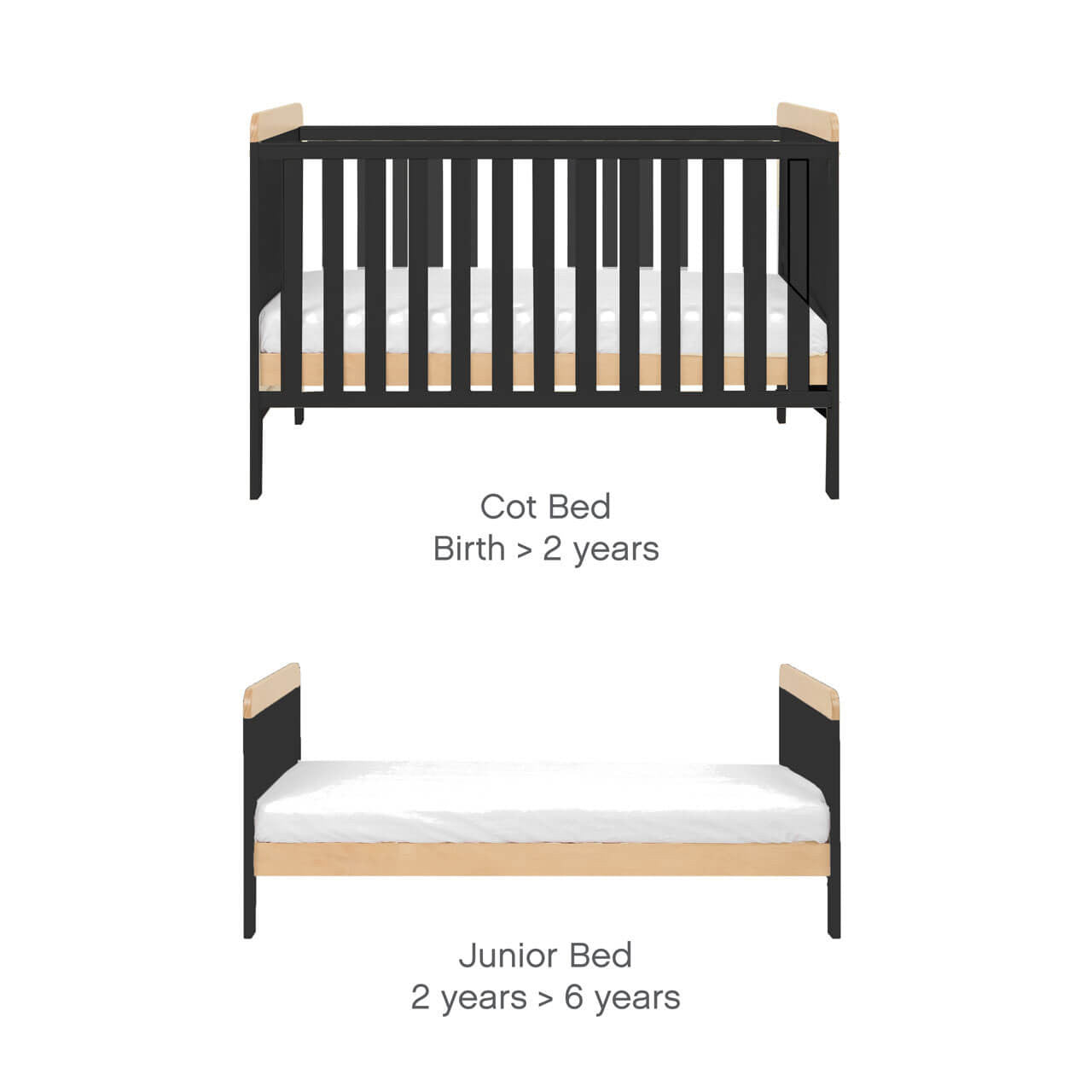 Tutti Bambini Rio 2 Piece Room Set - Slate Grey/Oak - For Your Little One