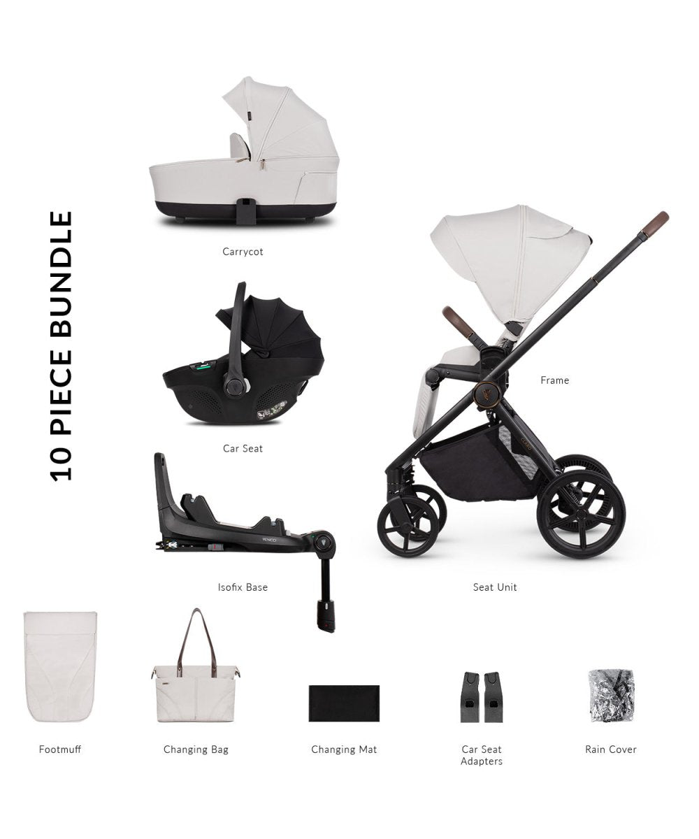 Venicci Claro 3 In 1 Travel System + Base - Vanilla - For Your Little One