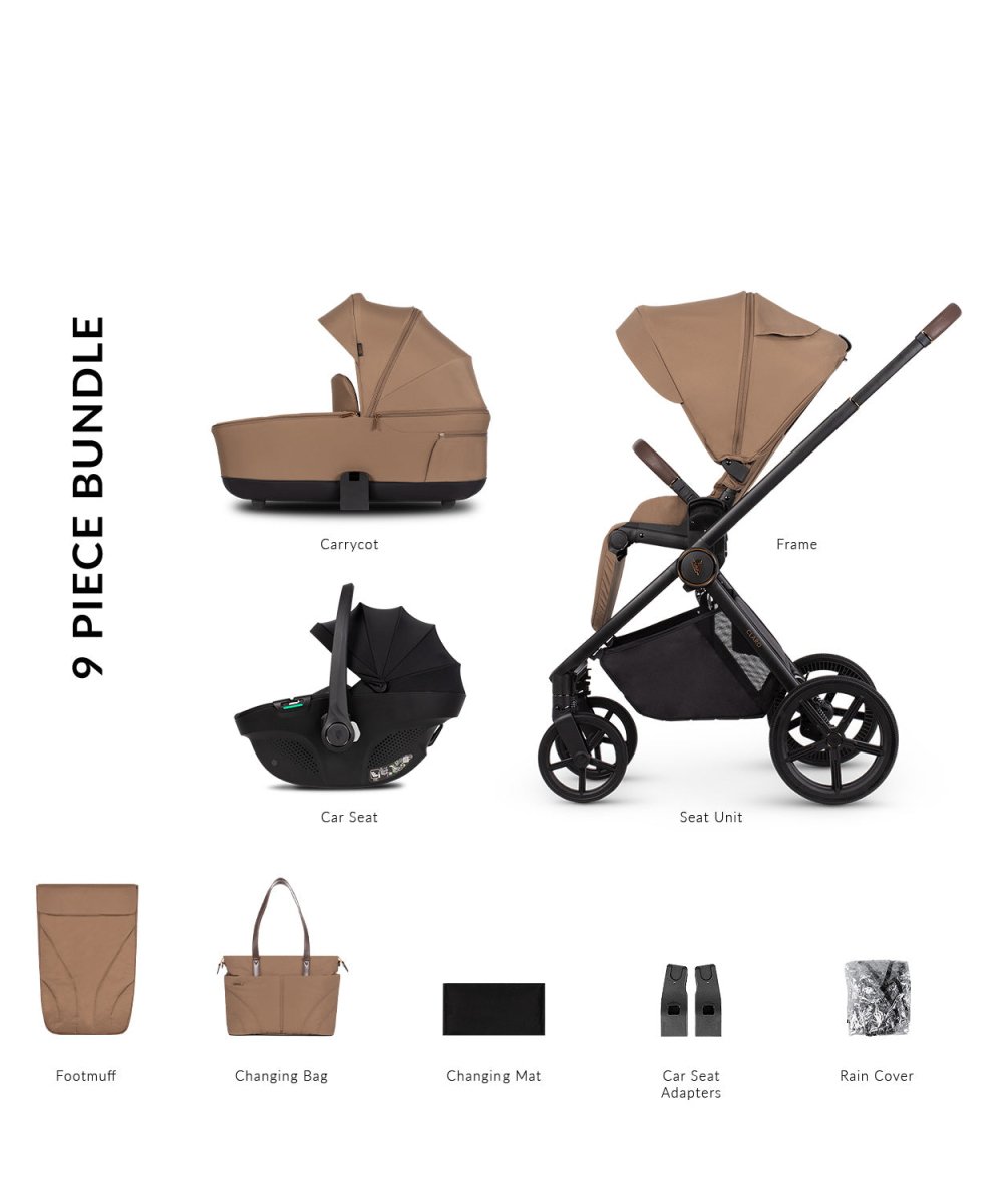 Venicci Claro 3 In 1 Travel System - Caramel - For Your Little One