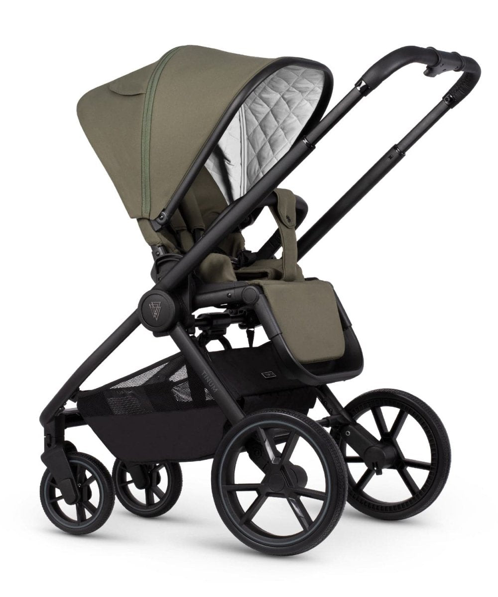 Venicci Tinum Edge 3 In 1 + Base Bundle Travel System - Moss - For Your Little One
