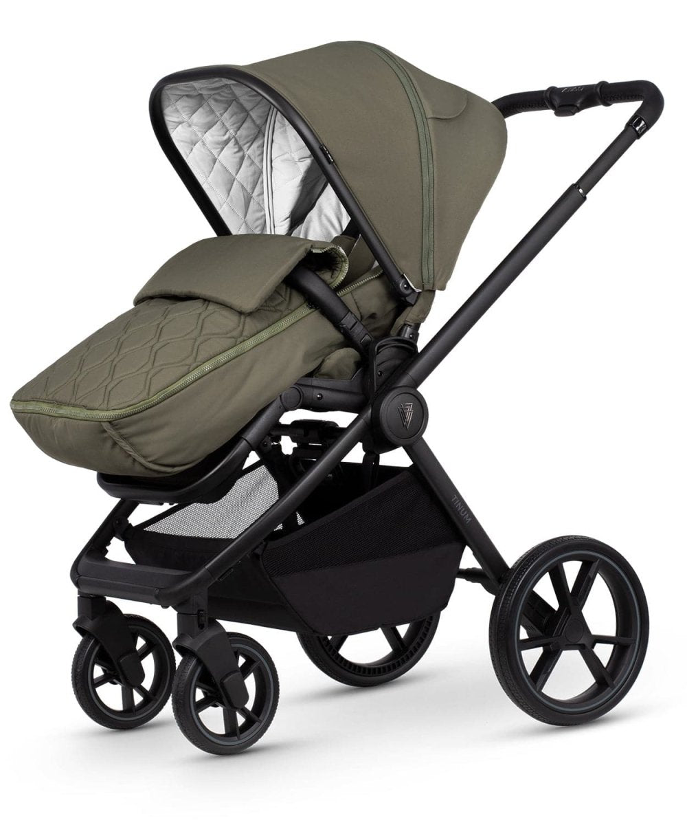 Venicci Tinum Edge 3 In 1 + Base Bundle Travel System - Moss - For Your Little One