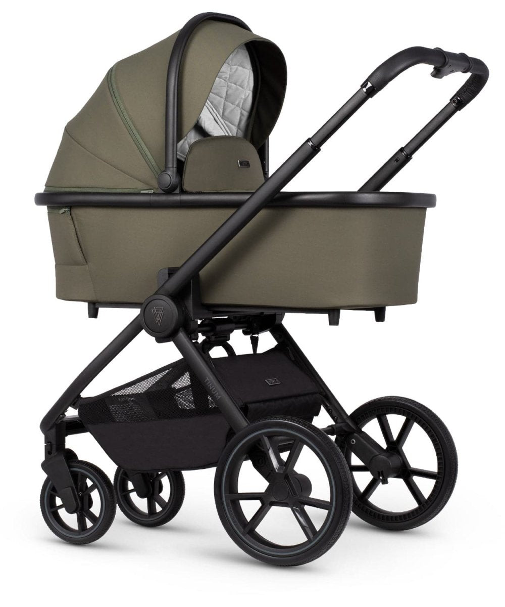 Venicci Tinum Edge 3 In 1 + Base Bundle Travel System - Moss - For Your Little One