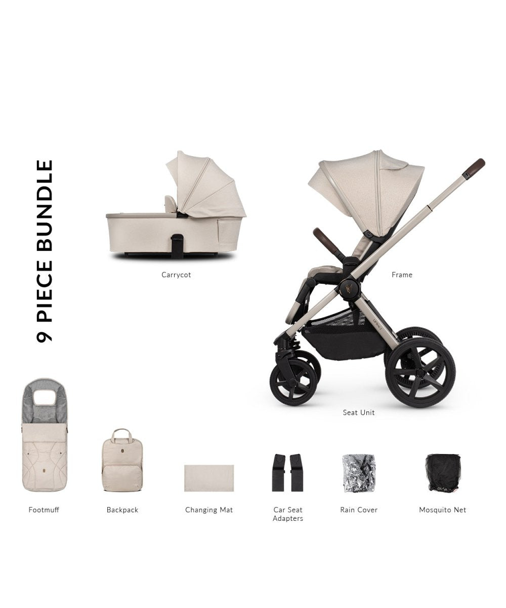 Venicci Upline 2 - 2 In 1 Pram Pushchair - Stone Beige - For Your Little One