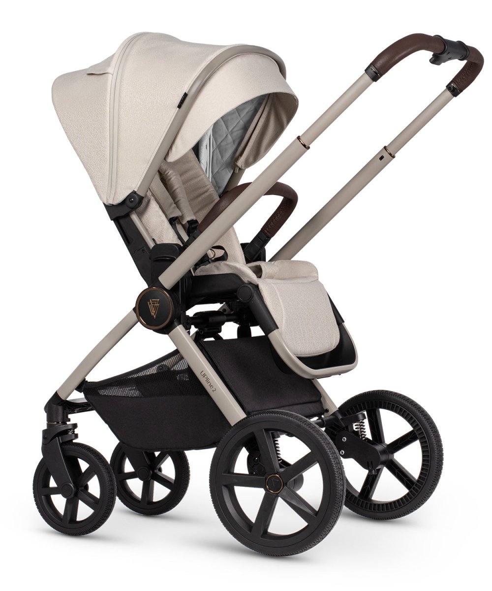 Venicci Upline 2 - 2 In 1 Pram Pushchair - Stone Beige - For Your Little One