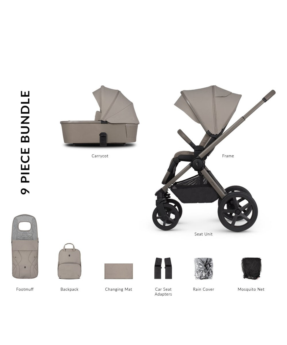 Venicci Upline 2 - 2 In 1 Pram Pushchair - Taupe - For Your Little One
