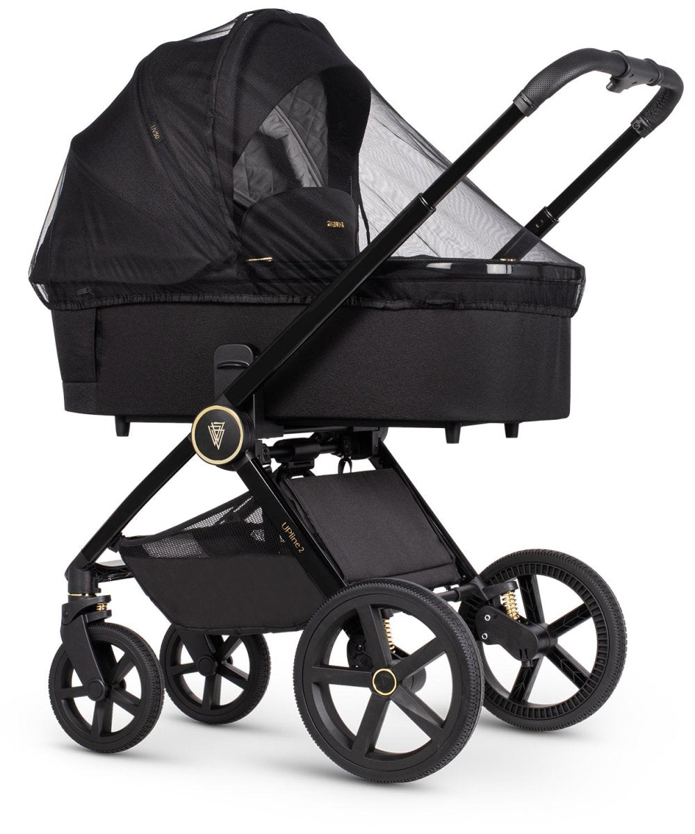 Venicci Upline 2 - 3 In 1 Travel System And Base - All Black - For Your Little One