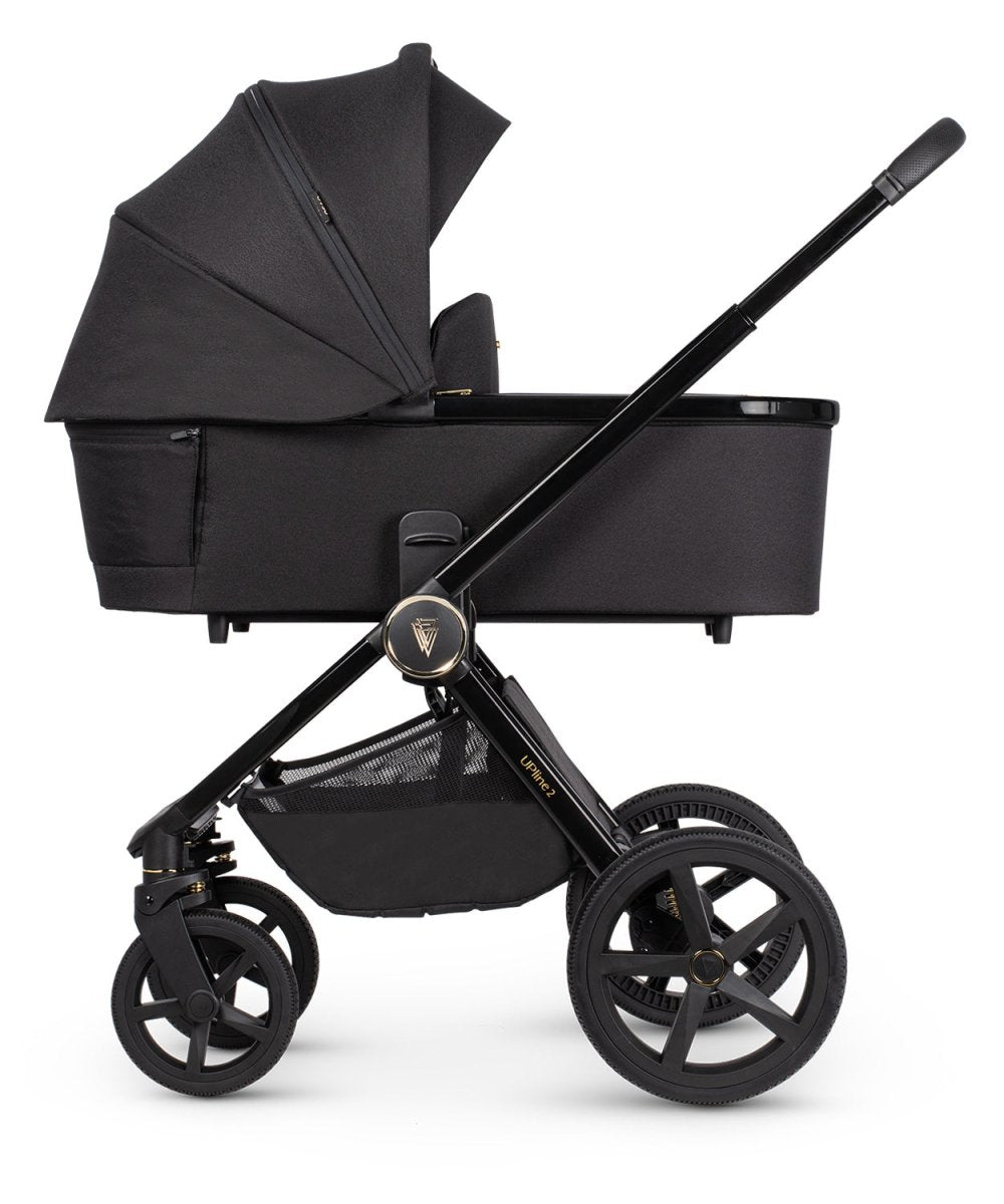 Venicci Upline 2 - 3 In 1 Travel System And Base - All Black - For Your Little One