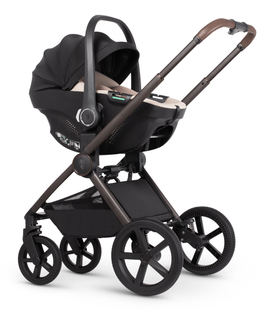 Venicci Upline 2 - 3 In 1 Travel System And Base - Powder - For Your Little One