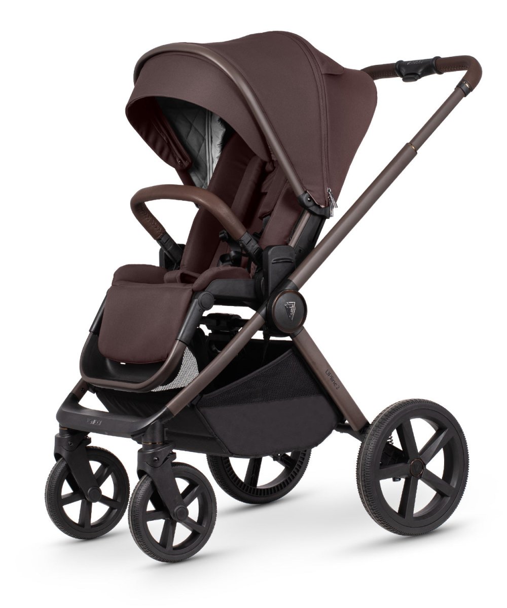 Venicci Upline 2 SE - 3 In 1 Travel System And Base - Burgundy - For Your Little One