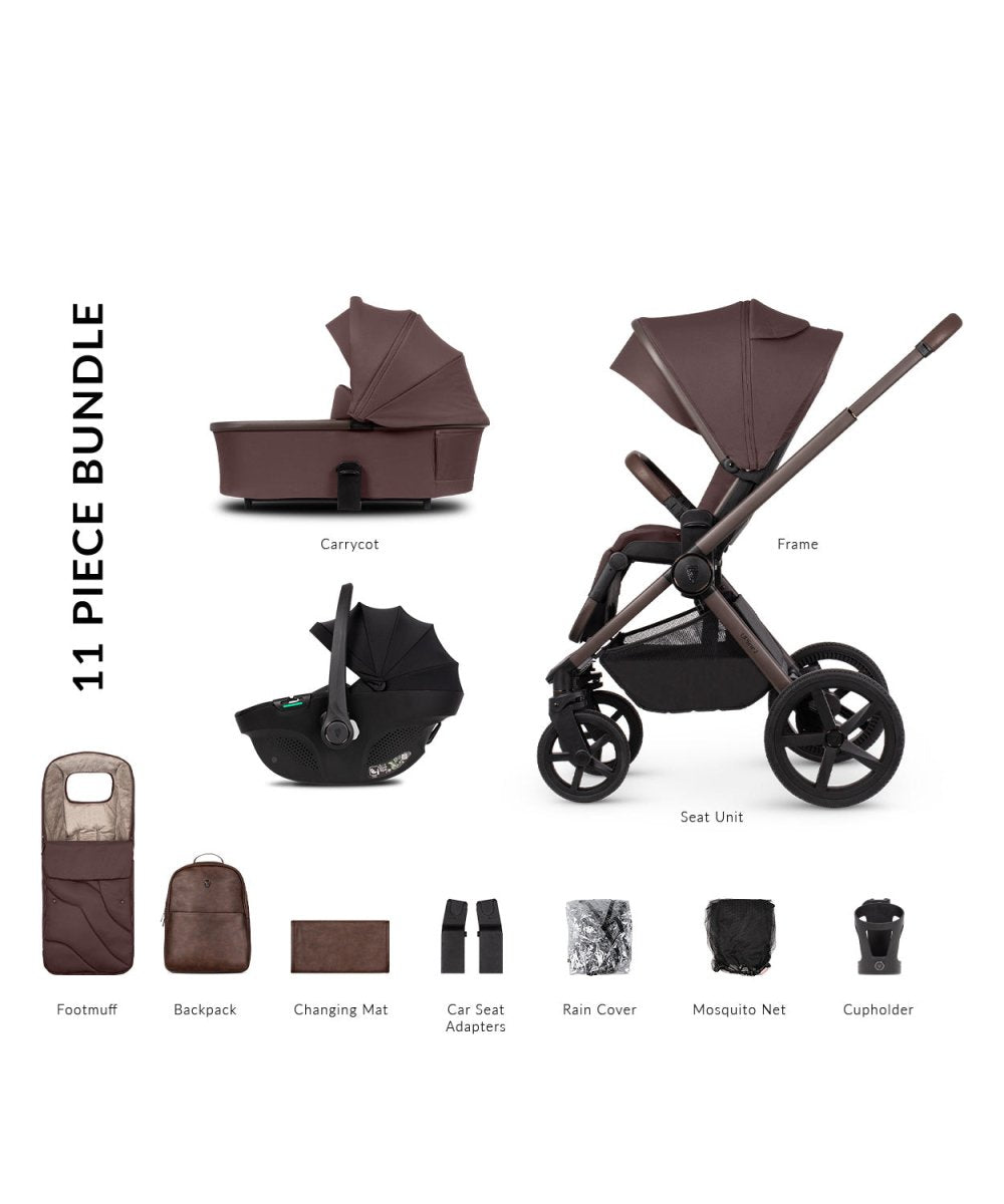 Venicci Upline 2 SE 3 In 1 Travel System - Burgundy - For Your Little One