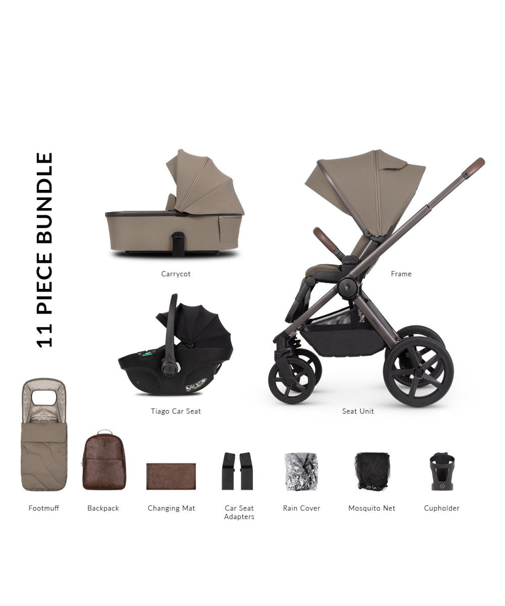 Venicci Upline 2 SE 3 In 1 Travel System - Powder - For Your Little One
