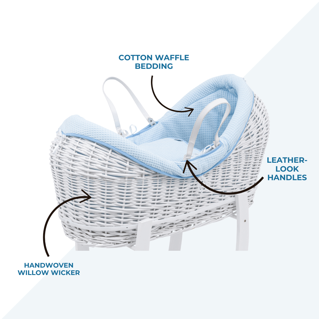 Wicker Pod Baby Deluxe Moses Basket - For Your Little One