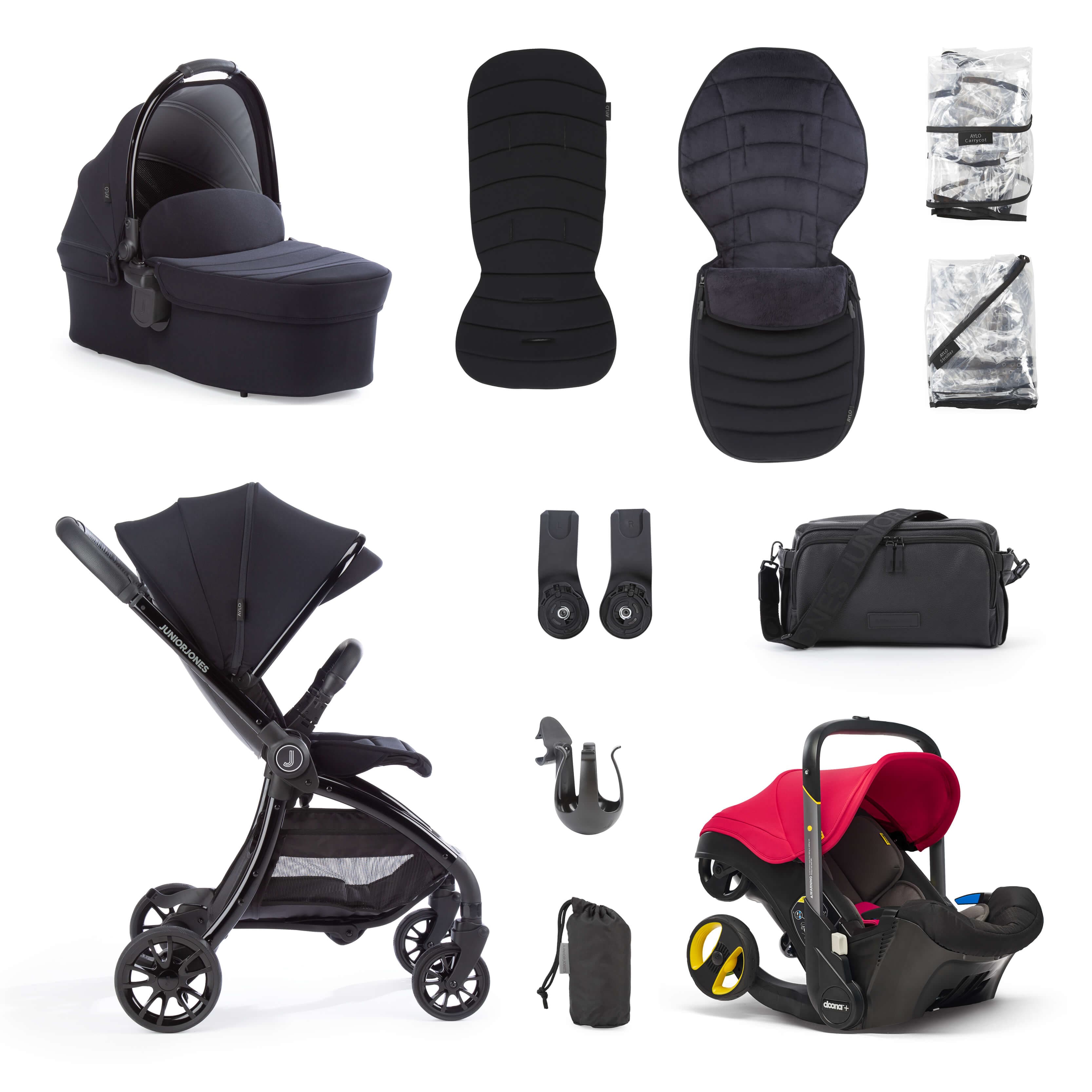 Red and black stroller and carseat new arrivals