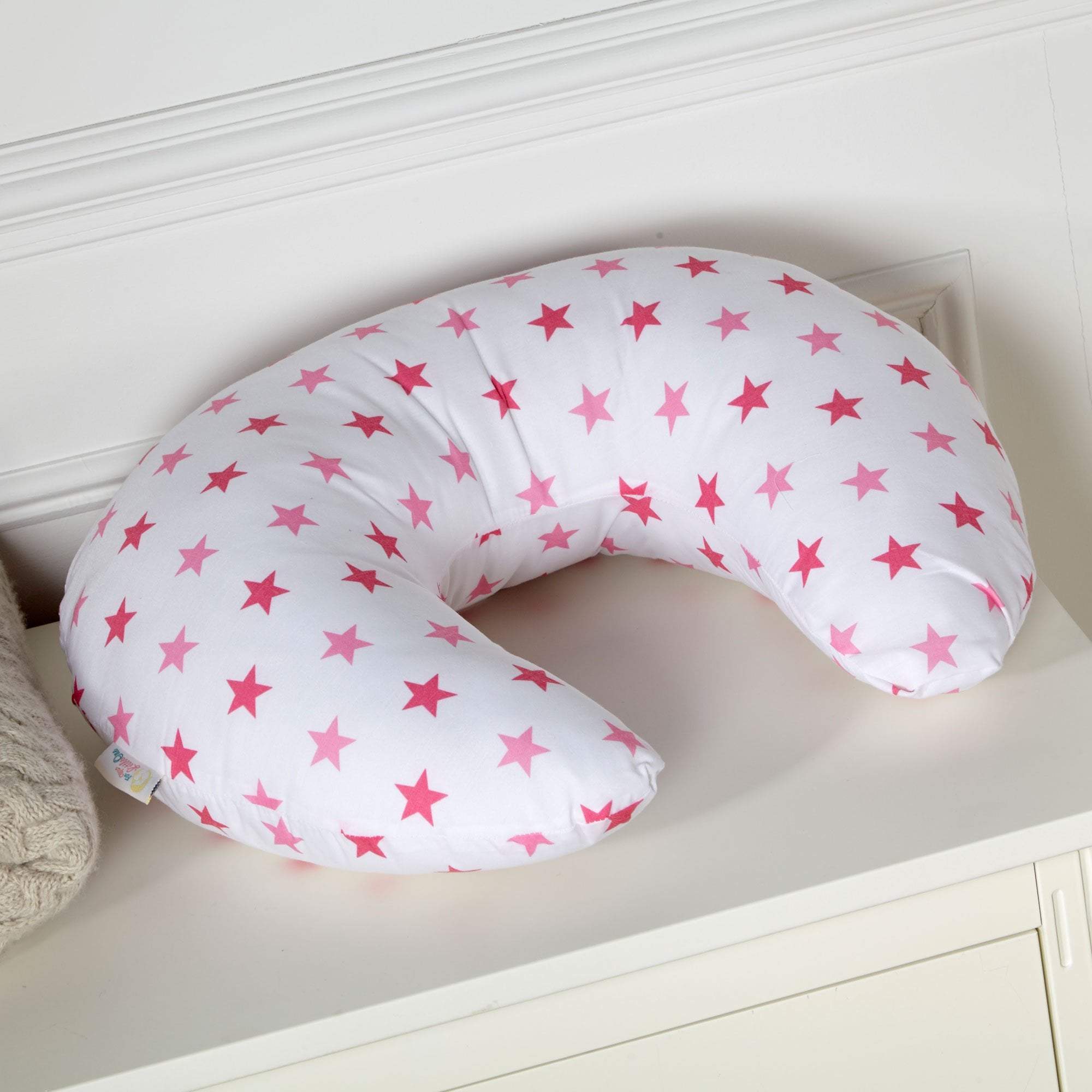 Pink nursing pillow sale