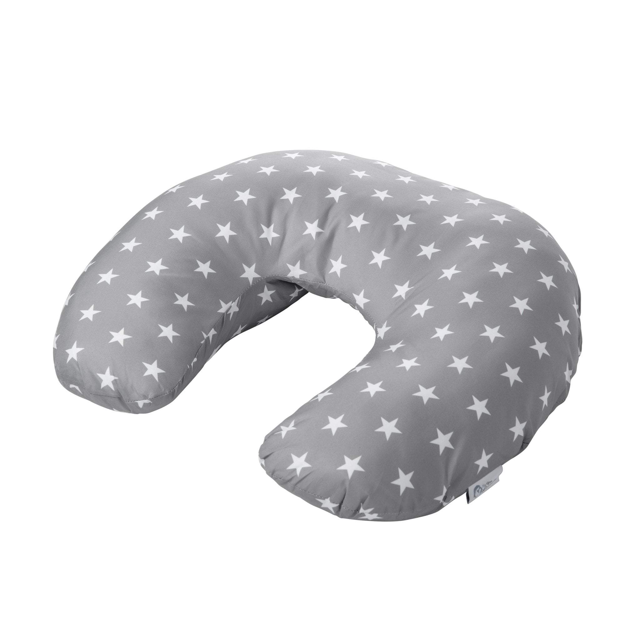 Breast Feeding Maternity Nursing Pillow - Grey with Stars - For Your Little One