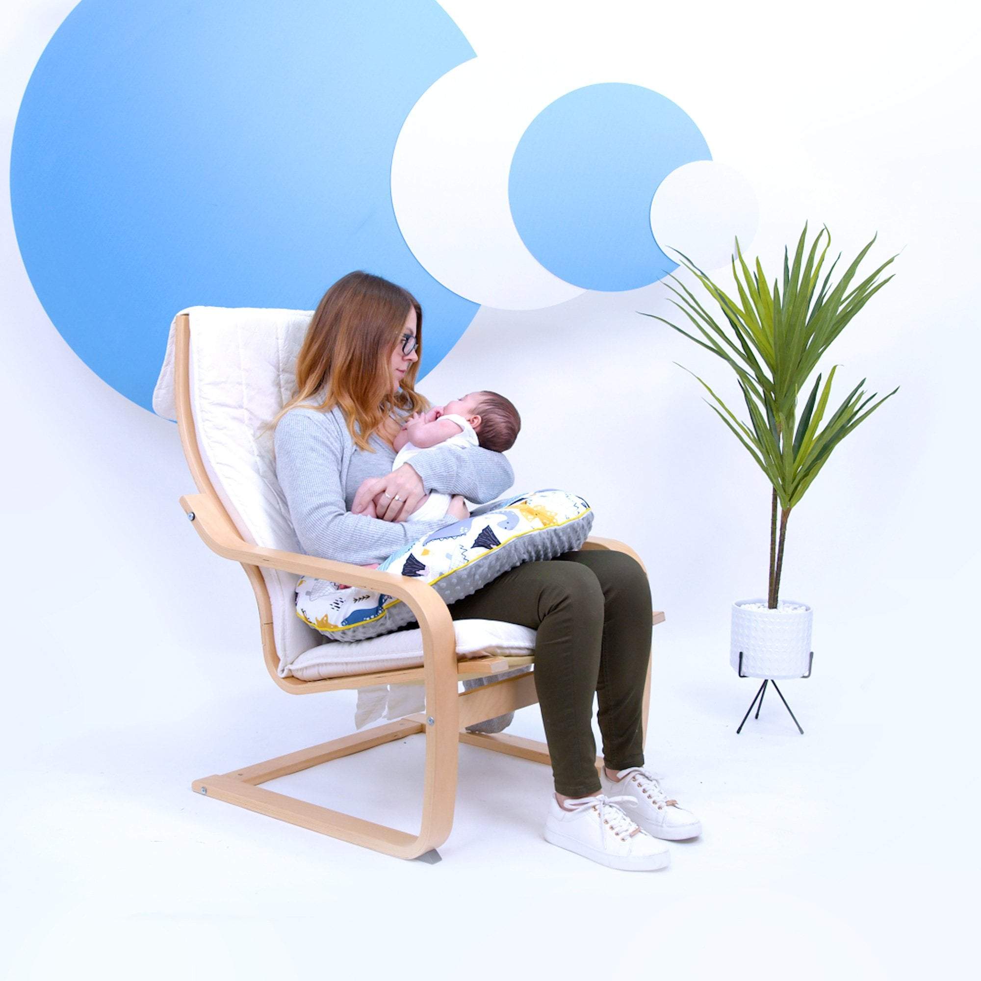 Breast Feeding Maternity Nursing Pillow - Dino - For Your Little One