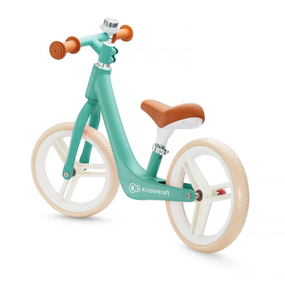 Kinderkraft Fly Plus Balance Bike -Midnight Green - | For Your Little One