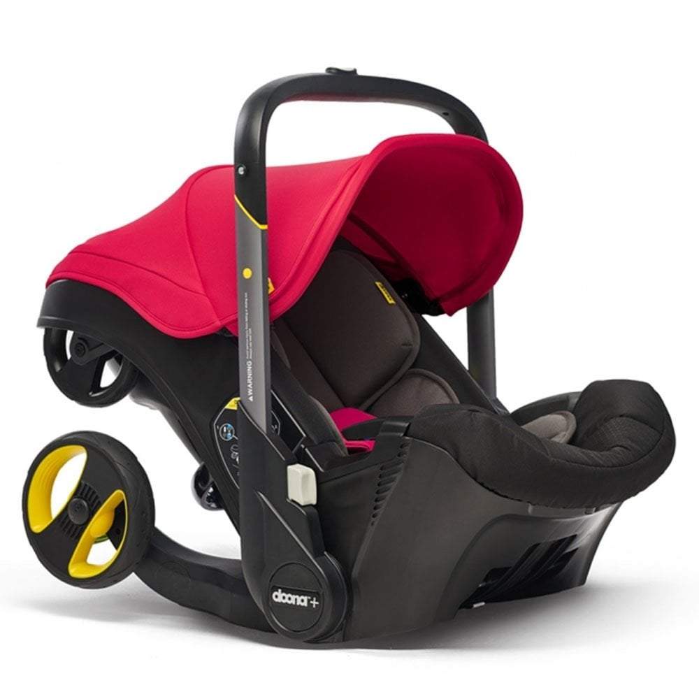 Doona+ Infant Car Seat Stroller And Essential Bag - Flame Red - For Your Little One
