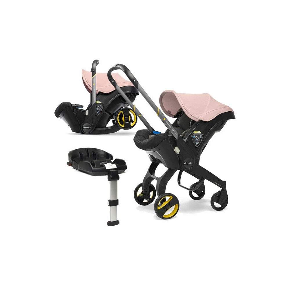 Doona+ Infant Car Seat Stroller + ISOFIX Base - Blush Pink - | For Your Little One