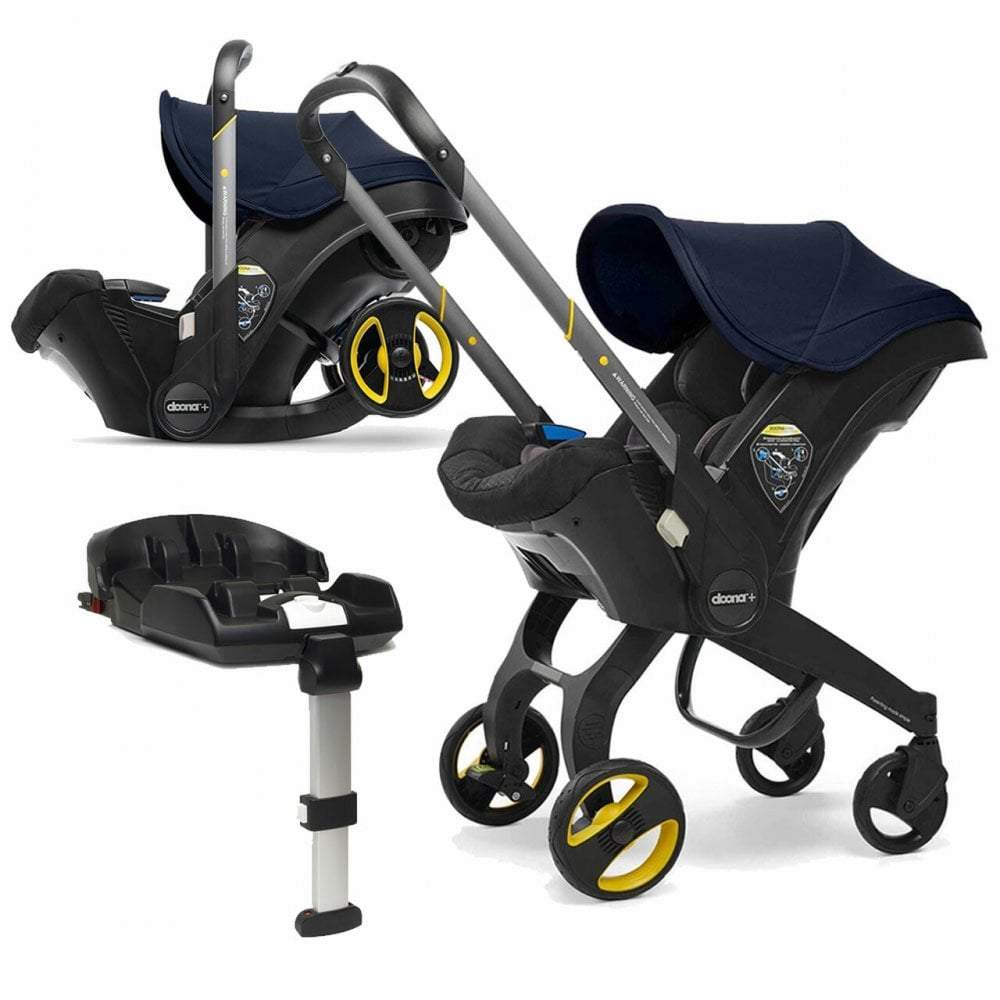 Doona+ Infant Car Seat Stroller + ISOFIX Base - Royal Blue - | For Your Little One