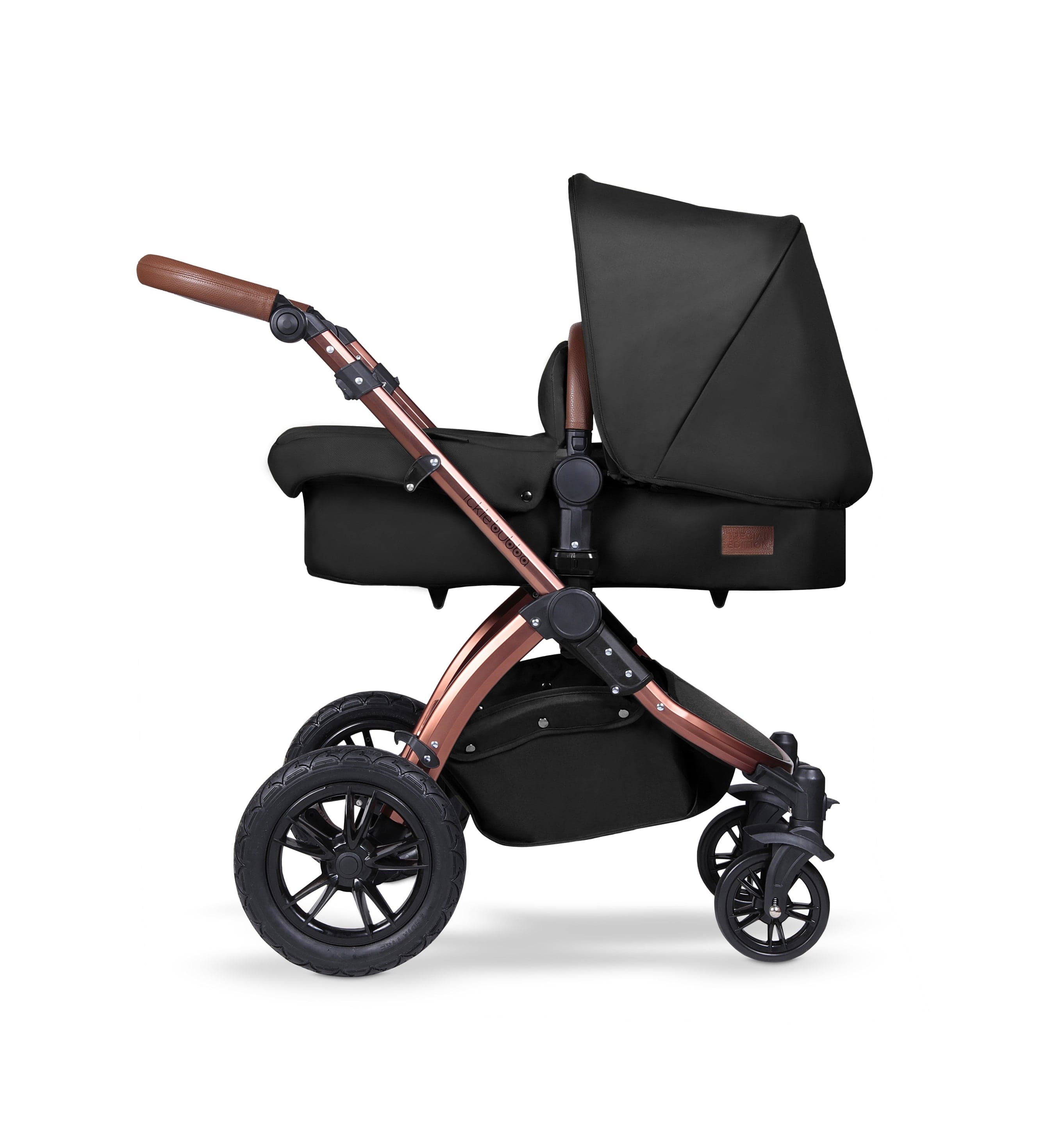 Ickle Bubba Stomp V4 2 In 1 Carrycot & Pushchair - Bronze / Midnight - For Your Little One