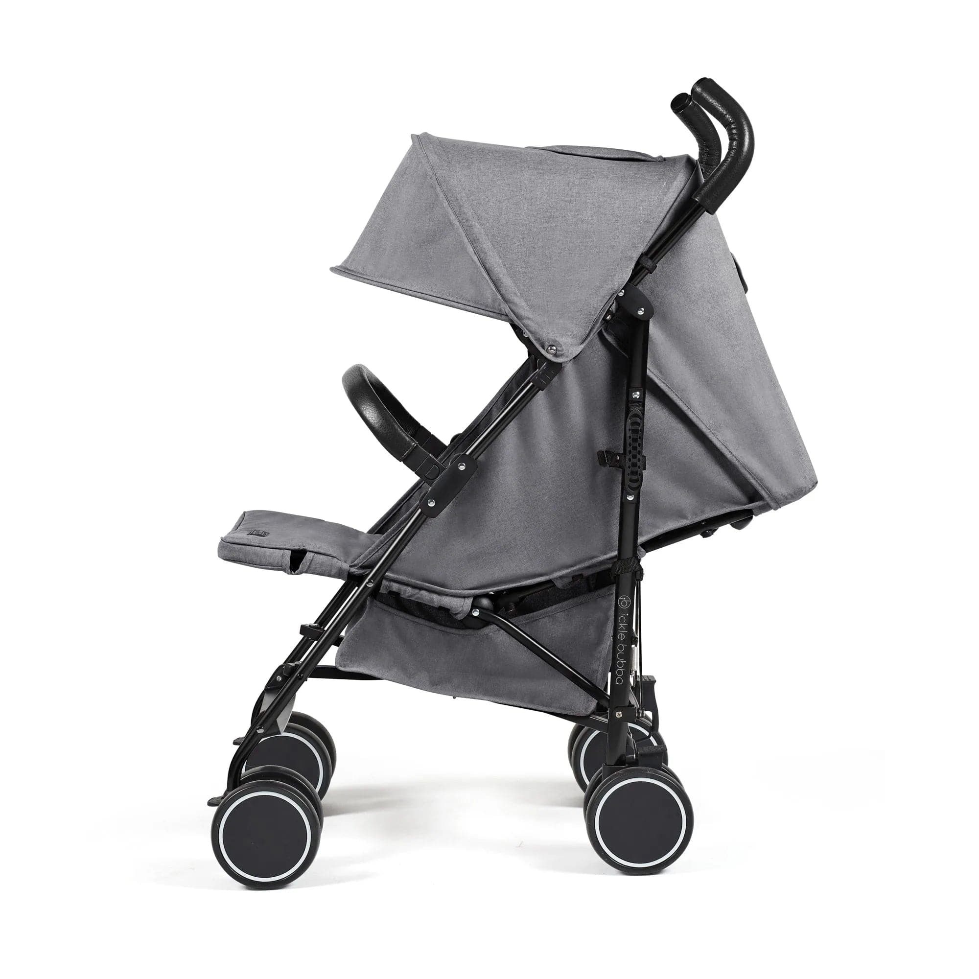 Ickle bubba Discovery Prime Stroller - Matt Black / Graphite Grey - For Your Little One