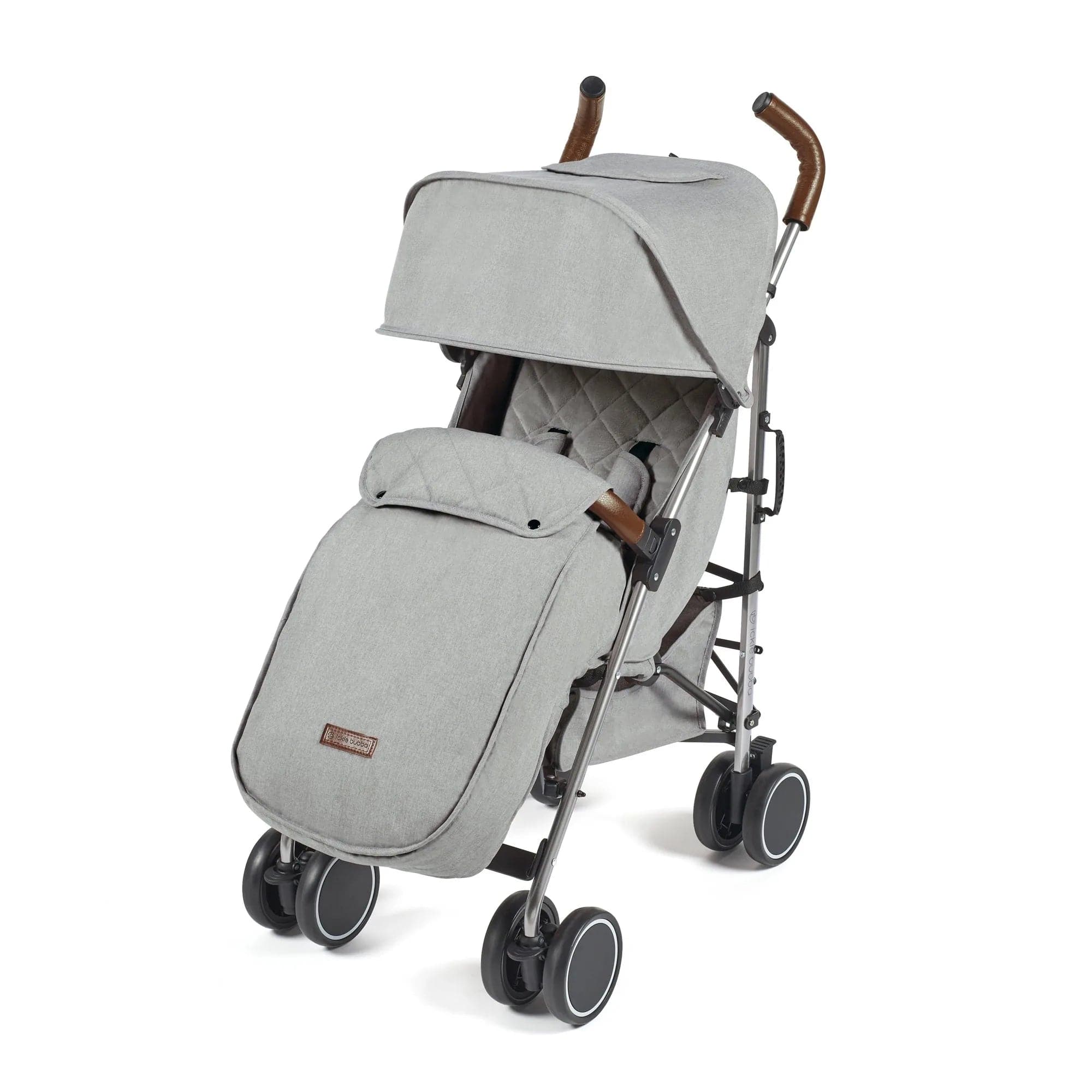 ickle bubba Discovery Max Stroller Grey on Silver