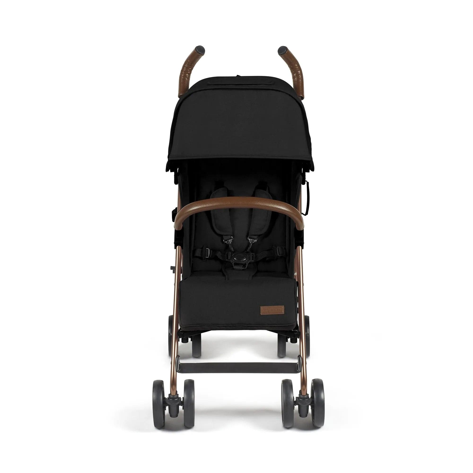 Ickle bubba Discovery Stroller - Black on Rose Gold - For Your Little One
