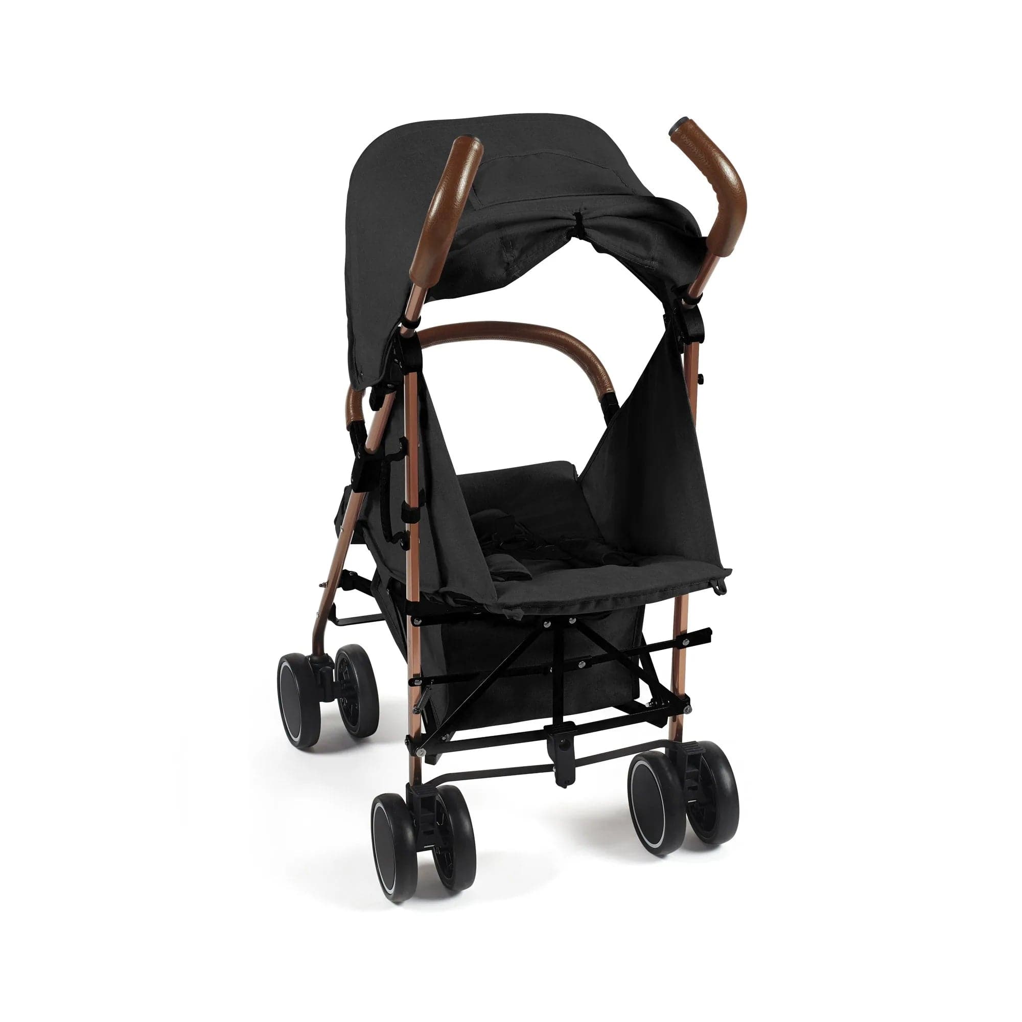ickle bubba Discovery Max Stroller - Black on Rose Gold - For Your Little One