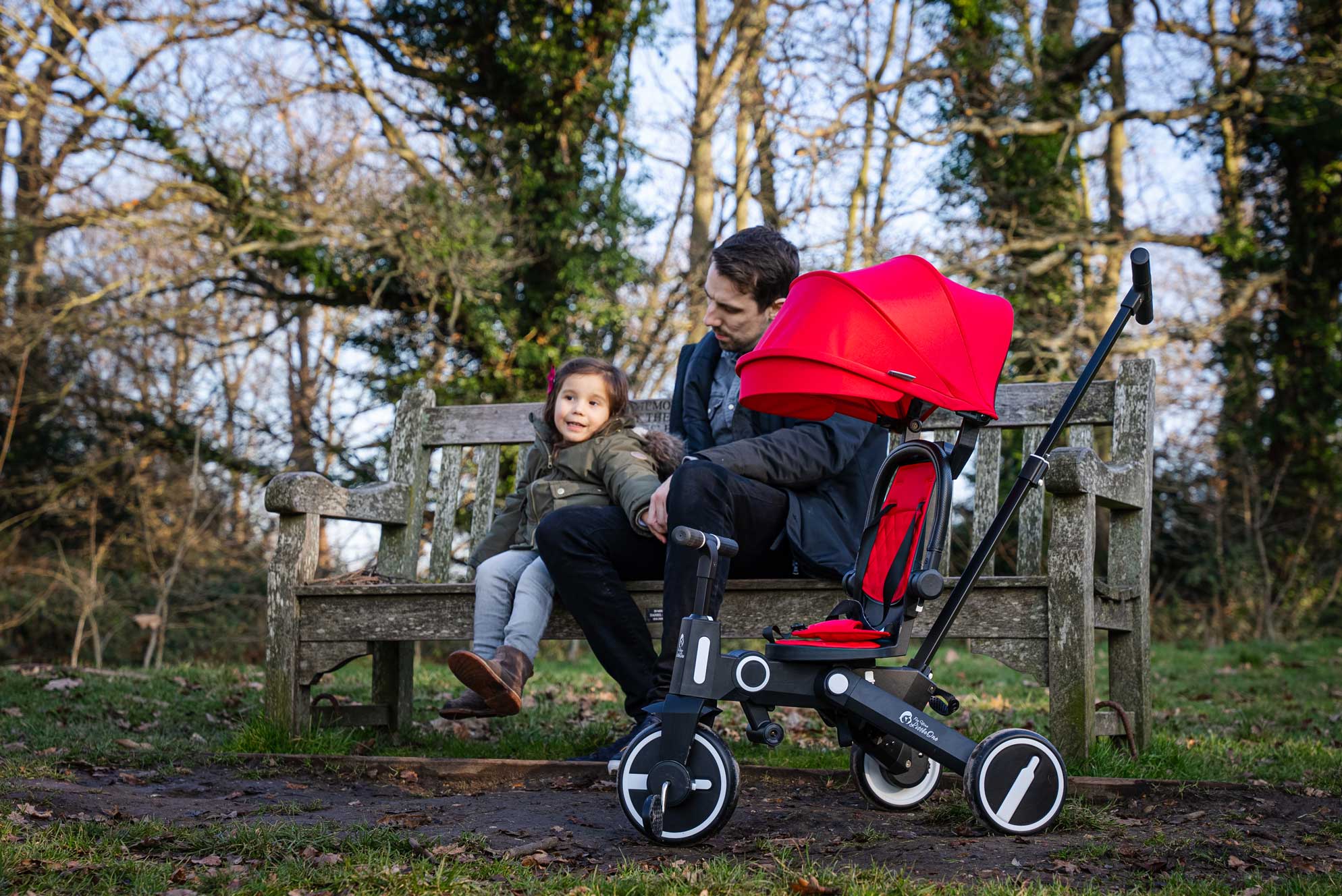 Foryourlittleone Xplor Plus Foldable Trike - Fire Red - For Your Little One