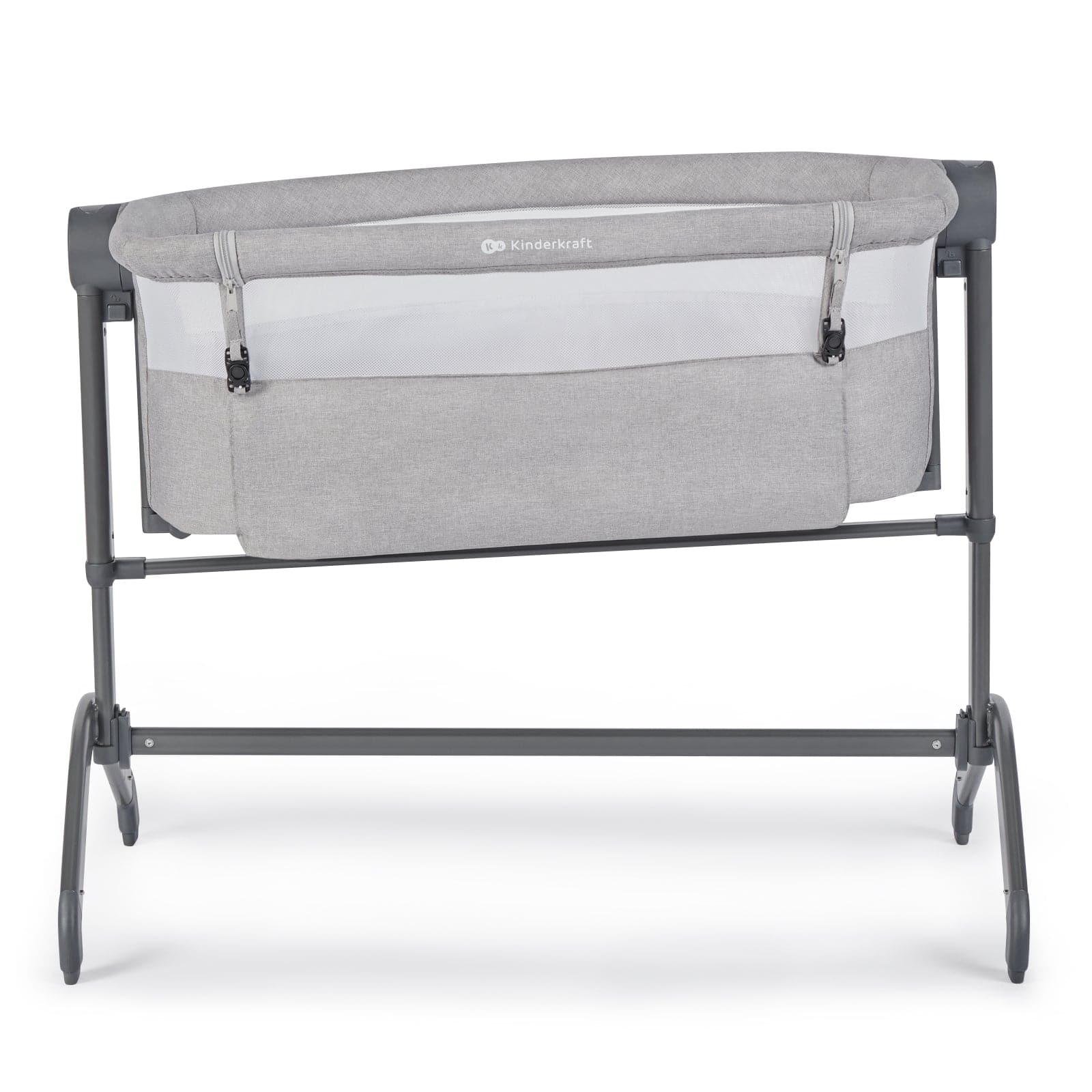Kinderkraft Bea Bedside Crib - Grey - For Your Little One