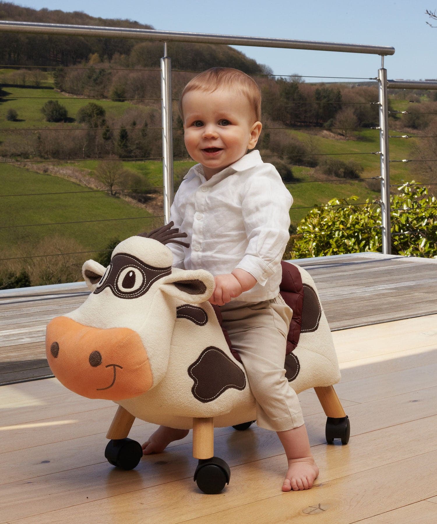 Little Bird Told Me Moobert Cow Ride On Toy - For Your Little One
