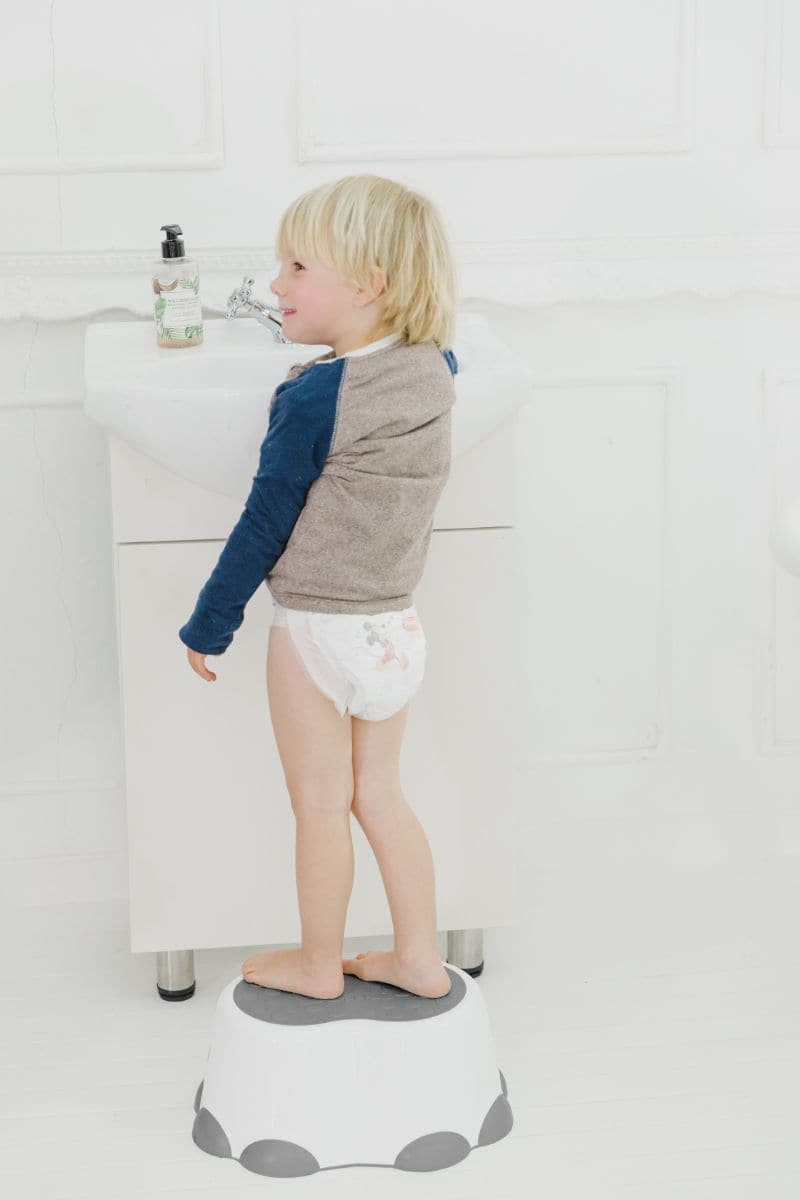 Bumbo Step Stool - Cool Grey - For Your Little One