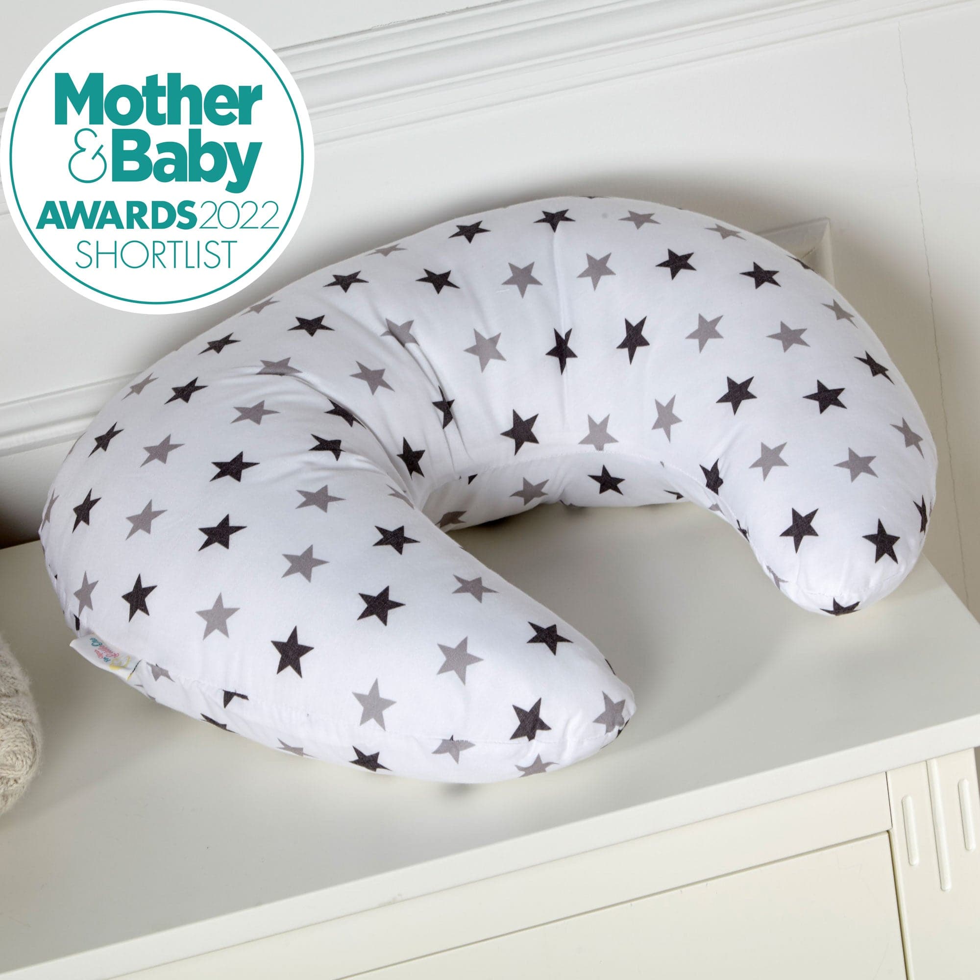 Breast Feeding Nursing Pillow  - Silver Twinkle (COVER ONLY) - For Your Little One