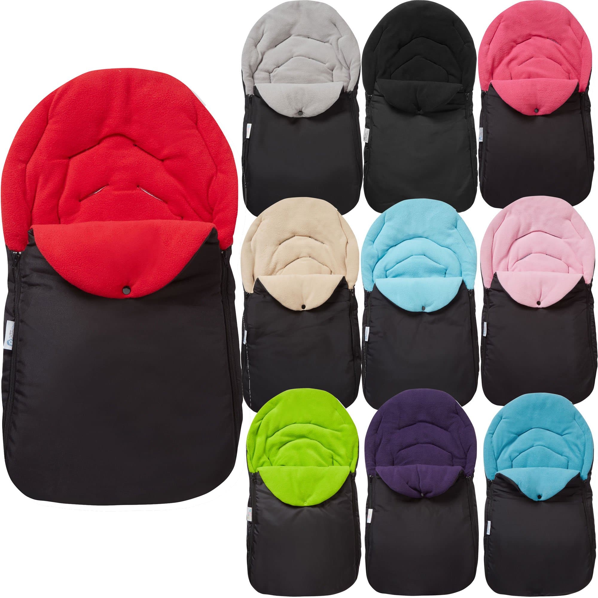 Universal Car Seat Footmuff / Cosy Toes - Fits All 3 And 5 Point Harnesses -  | For Your Little One