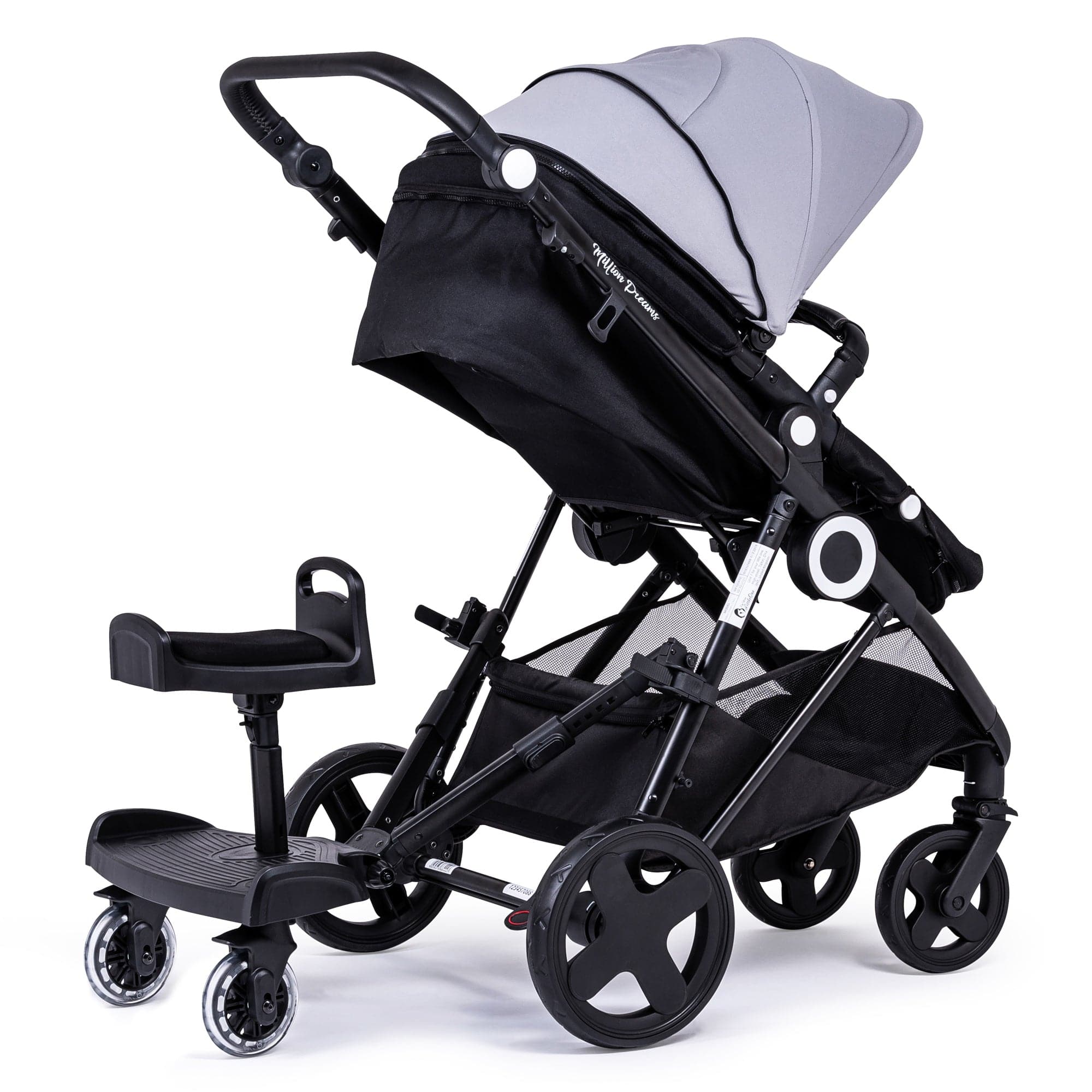 Universal Ride On Board with Seat - Compatible With Buggies / Pushchairs / Twins / Travel Systems - For Your Little One