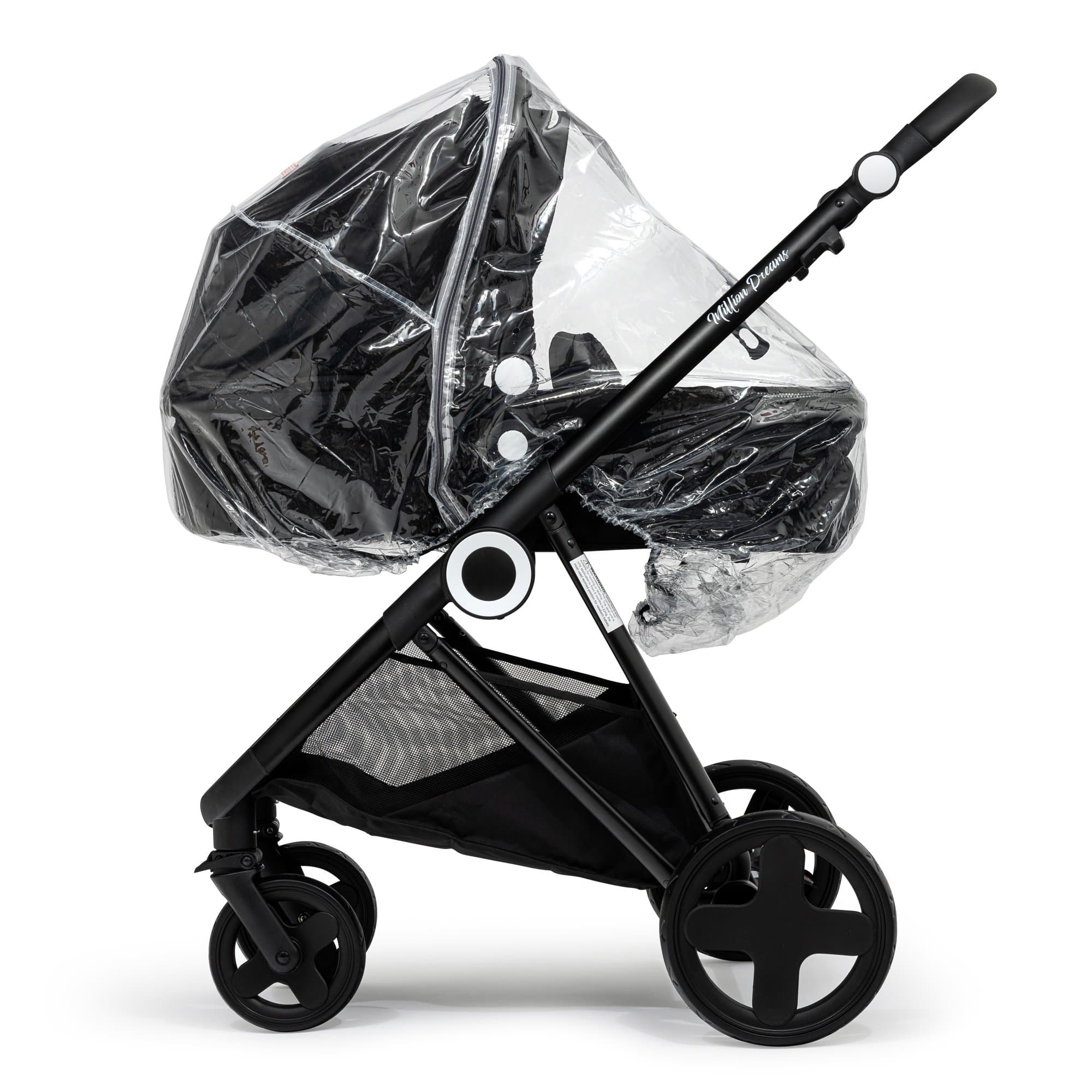 Universal Rain Cover For 2 in 1 Prams - Fits All Models - For Your Little One